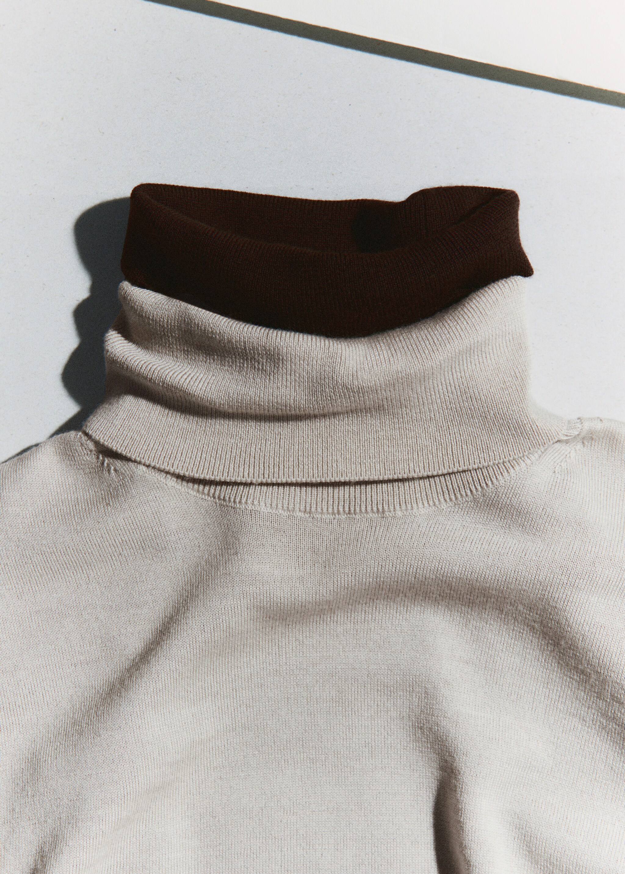 100% merino wool turtleneck sweater - Details of the article 5