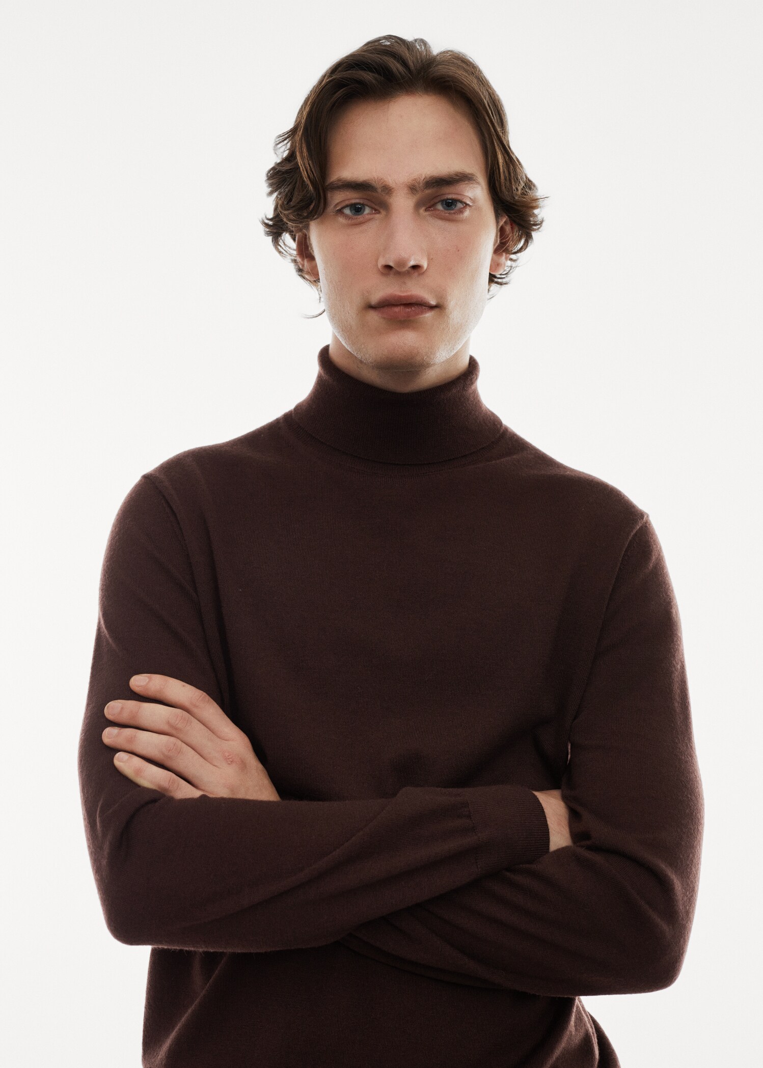 100% merino wool turtleneck sweater - Details of the article 1