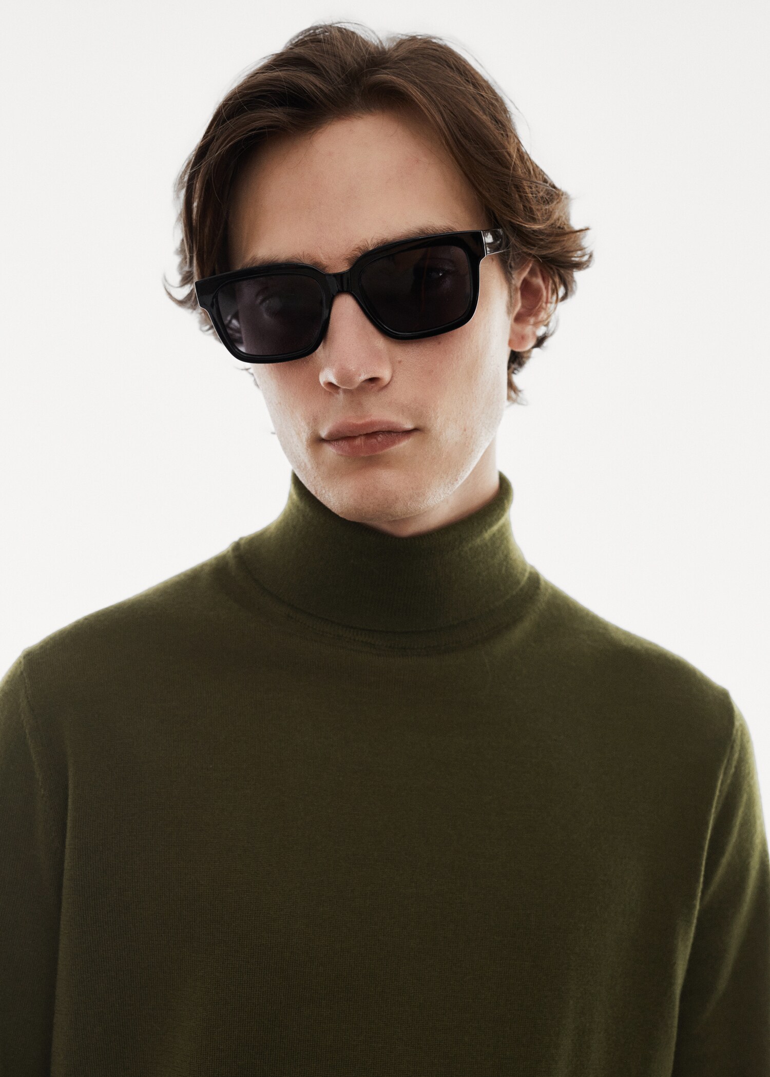 100% merino wool turtleneck sweater - Details of the article 1