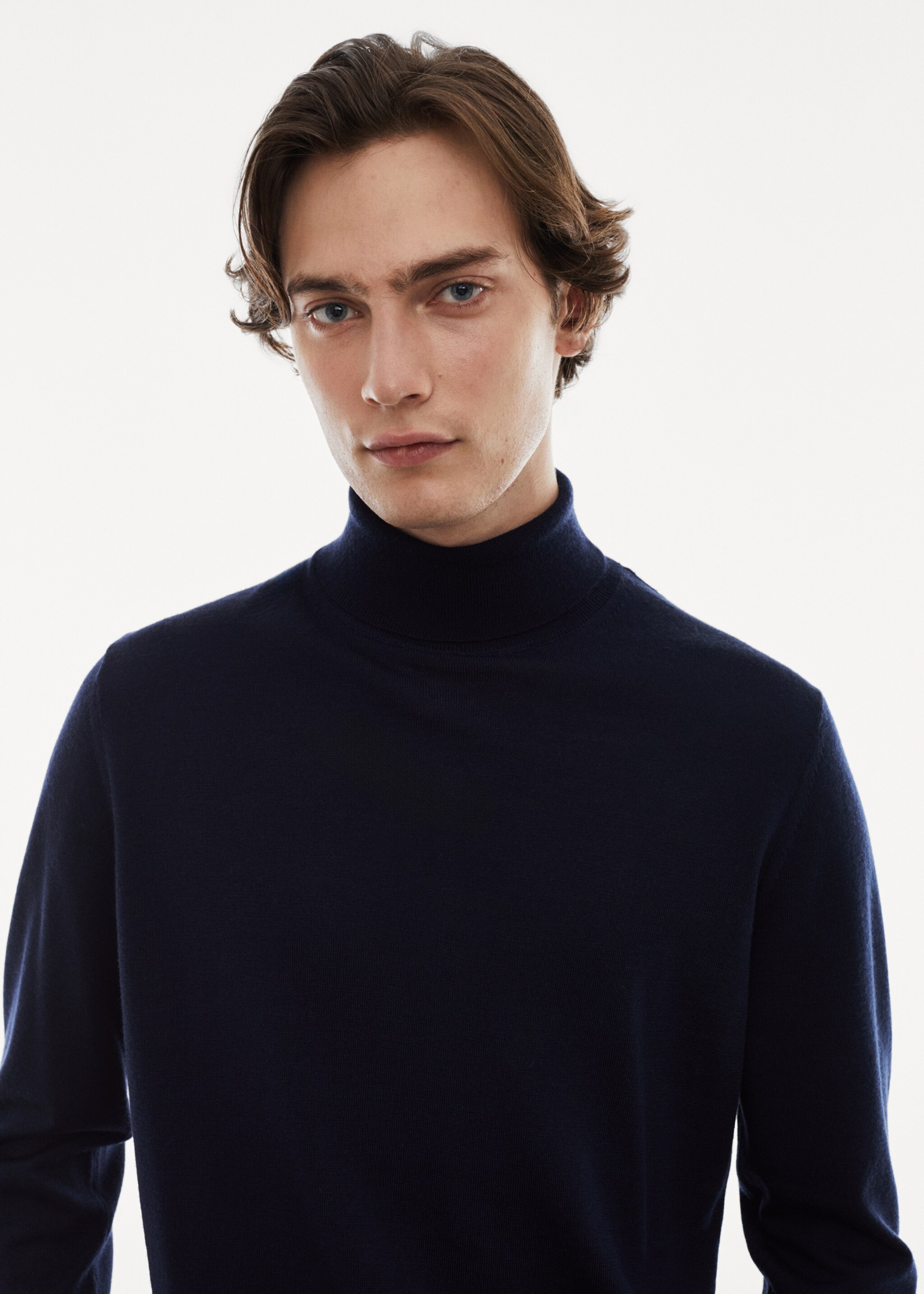 100% merino wool turtleneck sweater - Details of the article 1