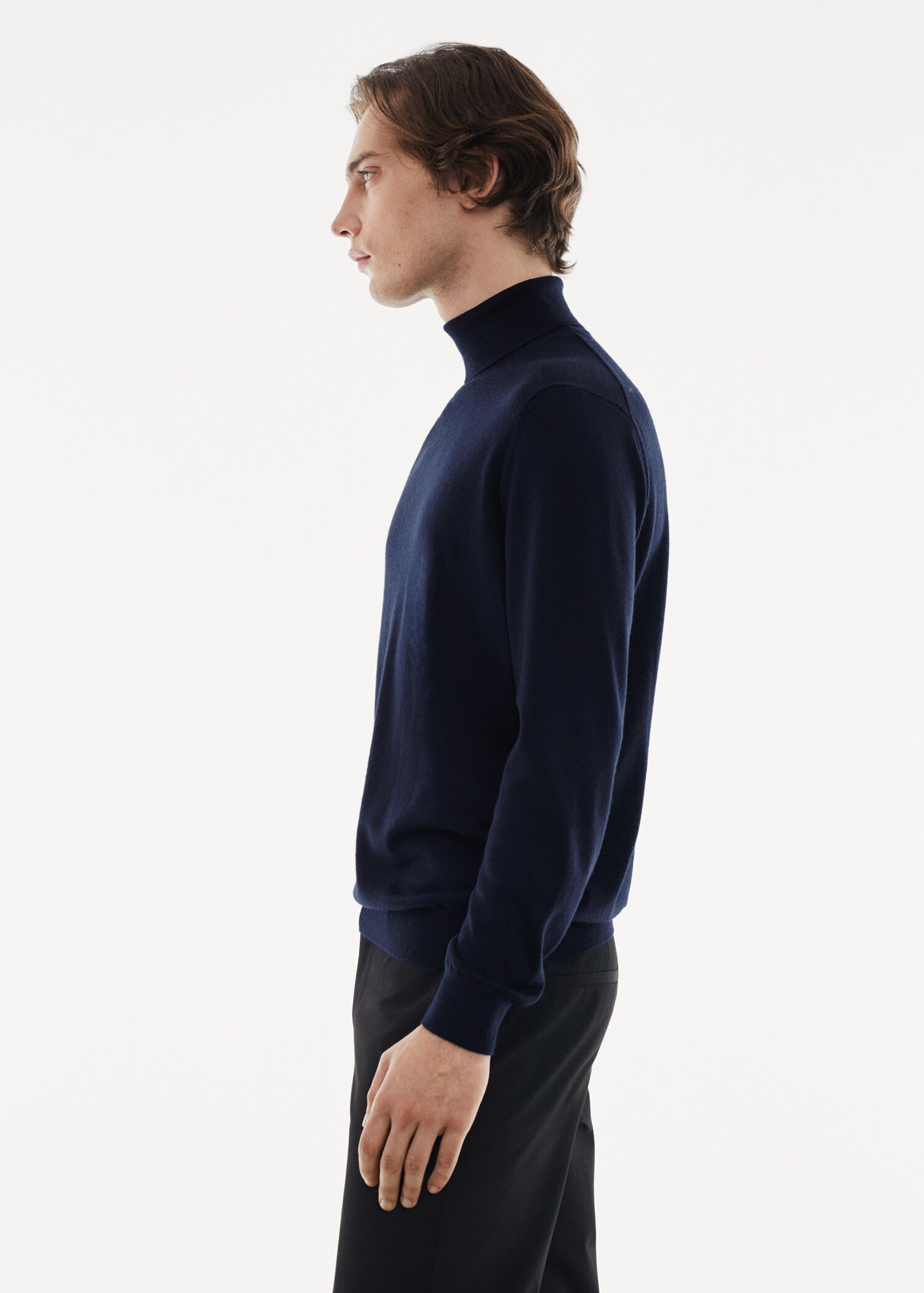 100% merino wool turtleneck sweater - Details of the article 2