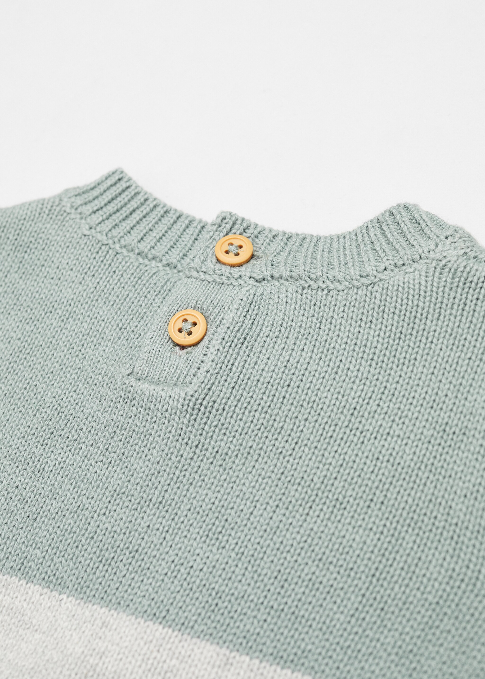 Contrasting knit sweater - Details of the article 0