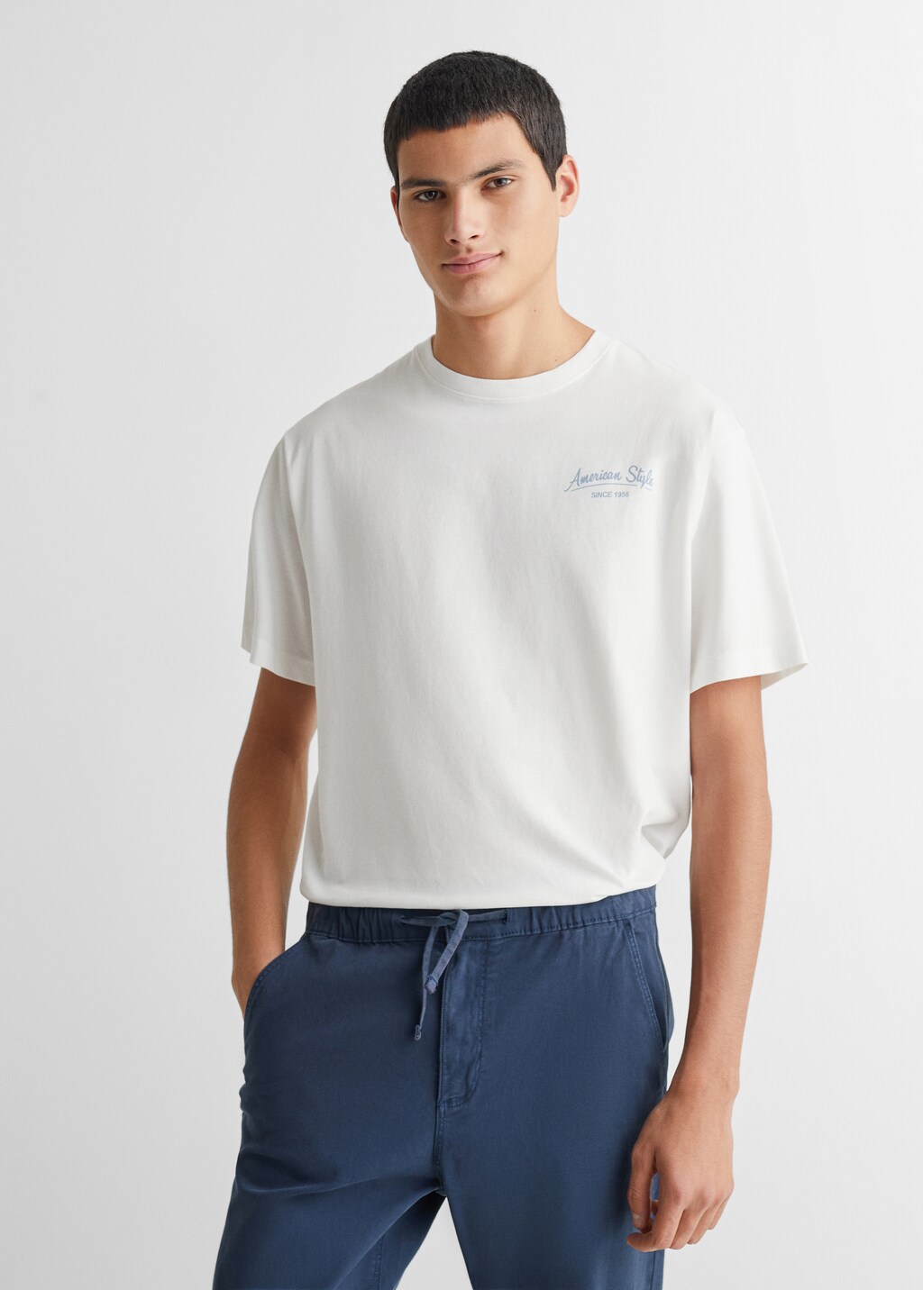 Pantalon jogger coton Teen MANGO Guyane francaise