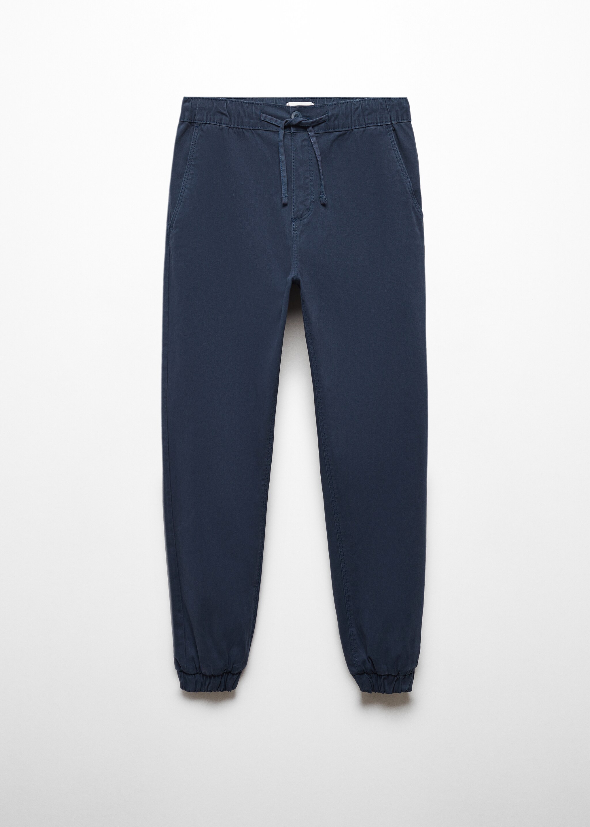 Cotton jogger-style trousers - Article without model