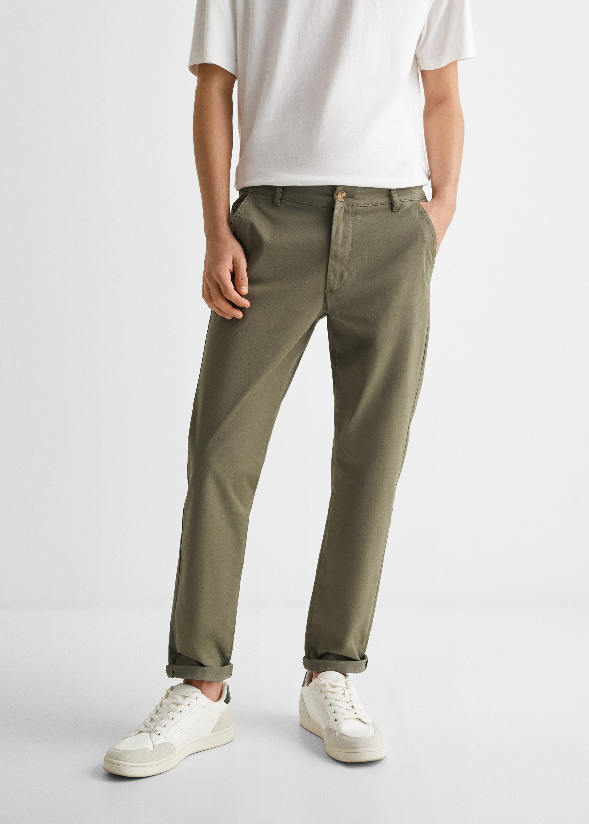 Cotton chinos - Details of the article 6
