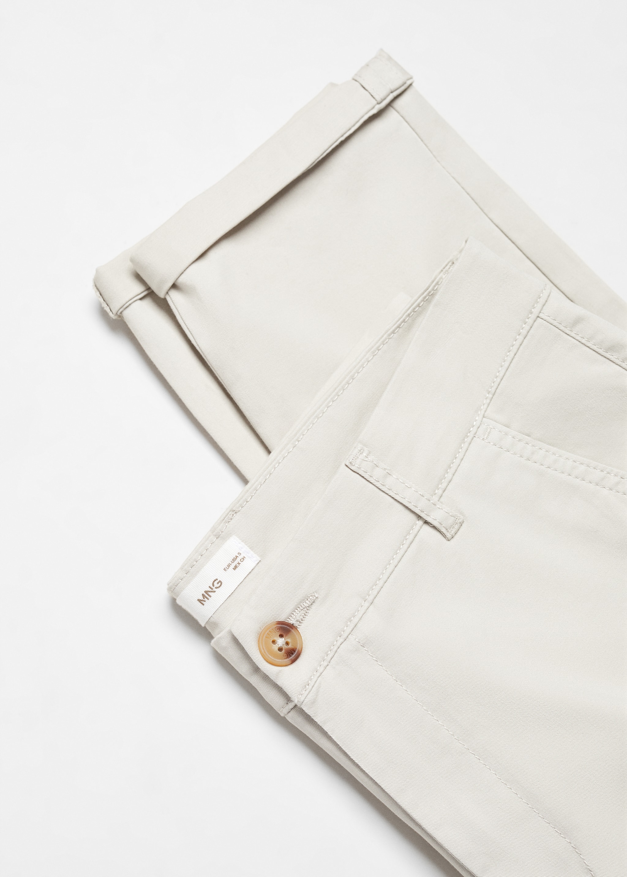 Cotton chinos - Details of the article 8