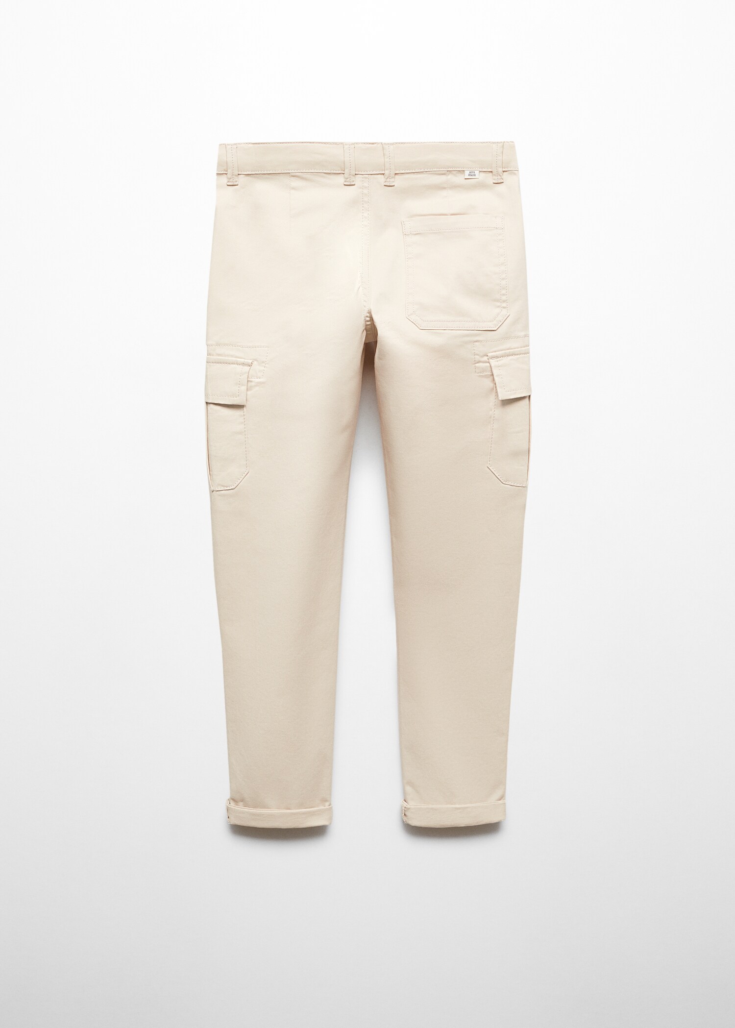 Regular-fit cargo trousers - Reverse of the article