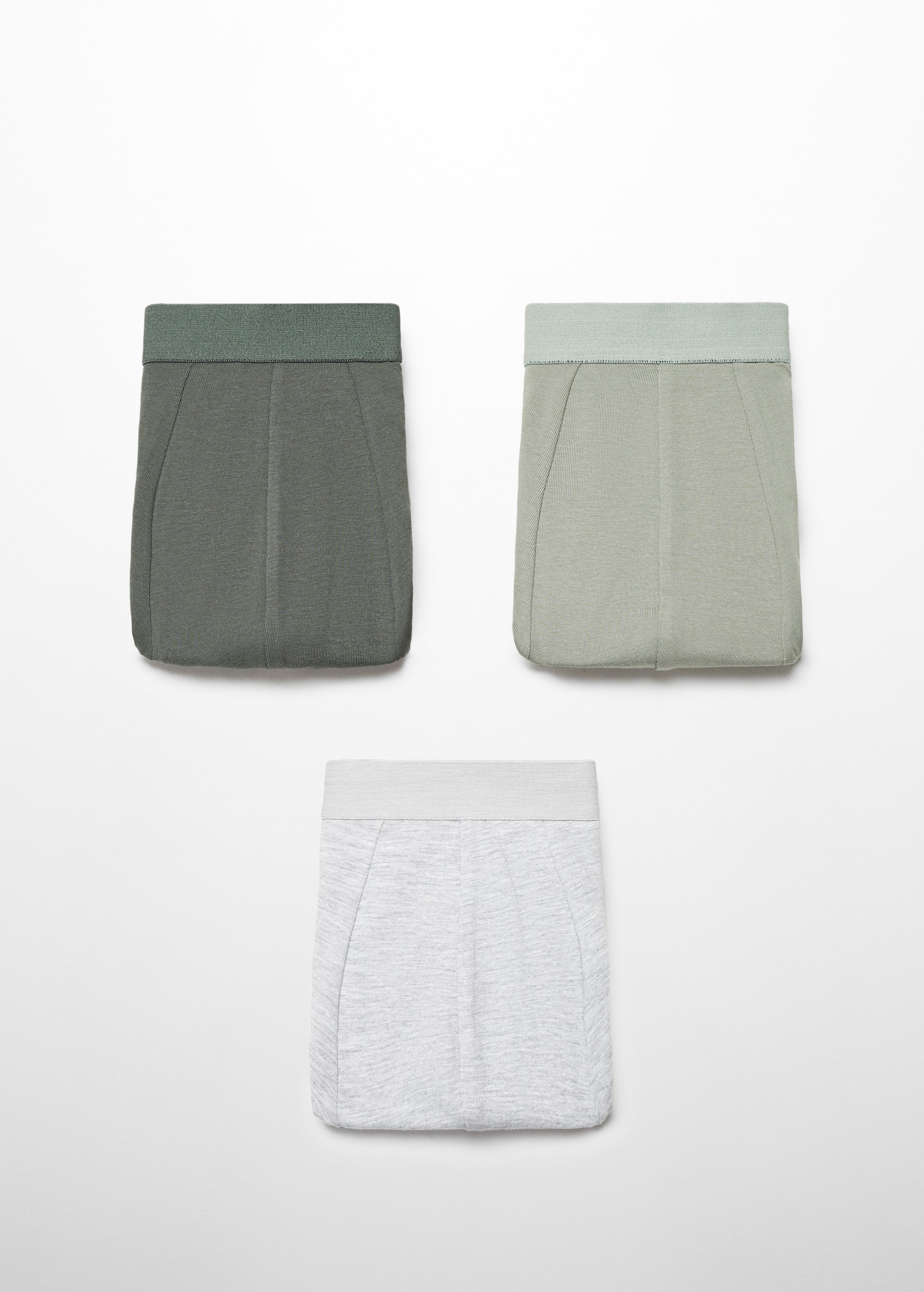 3-pack cotton boxers - Article without model
