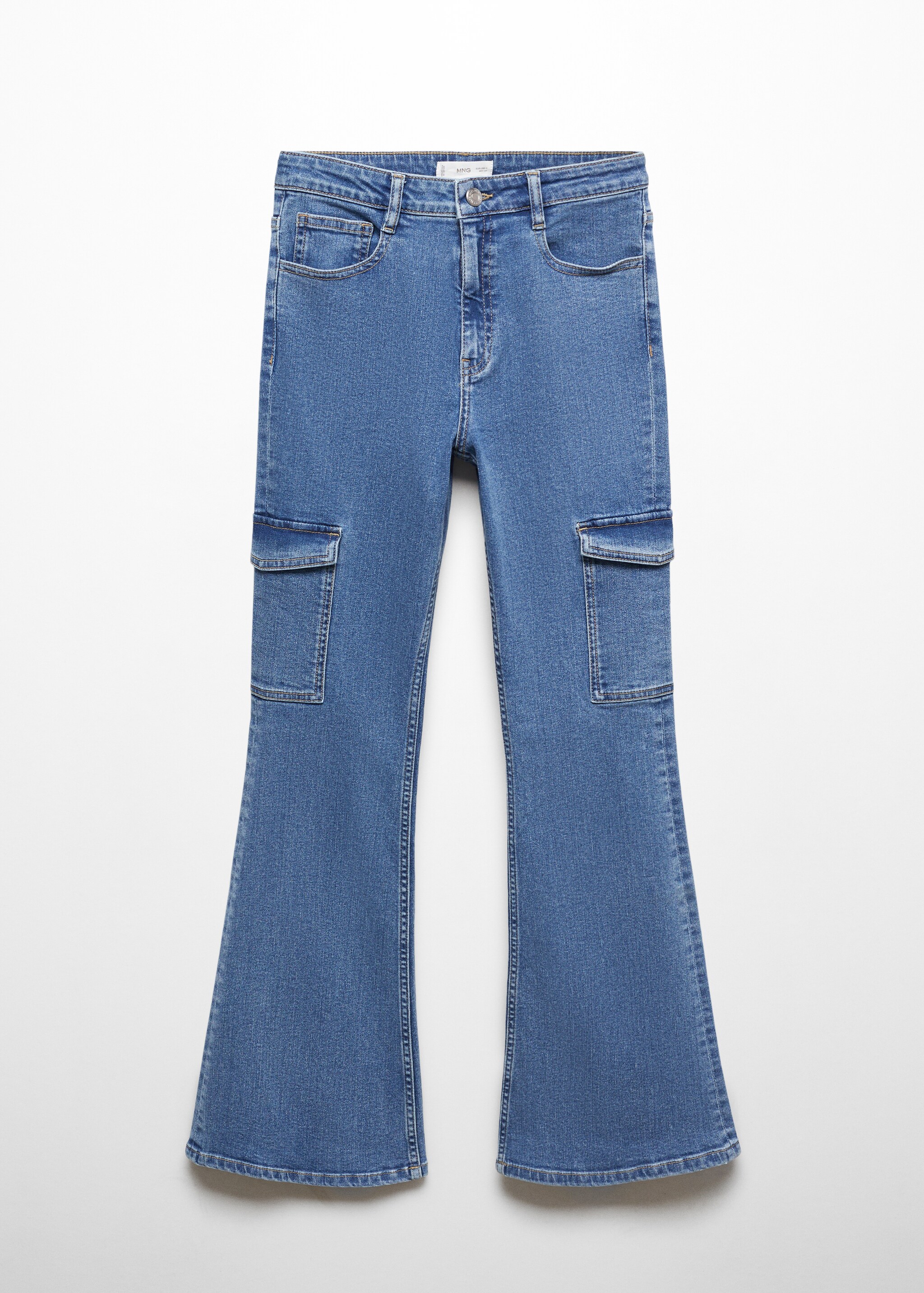 Jeans flare cargo - Artículo sin modelo
