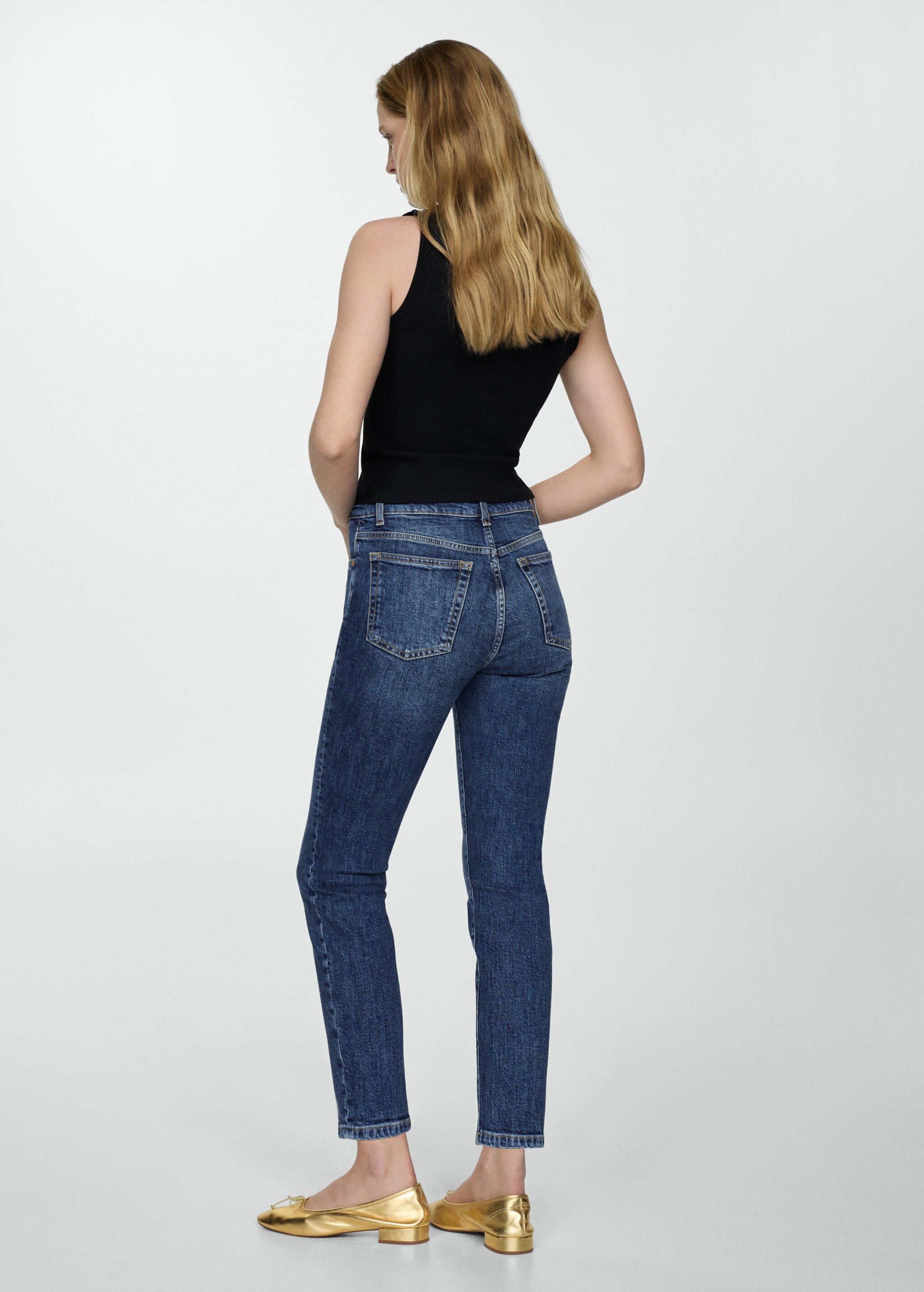 Jeans Claudia slim crop - Retro dell'articolo