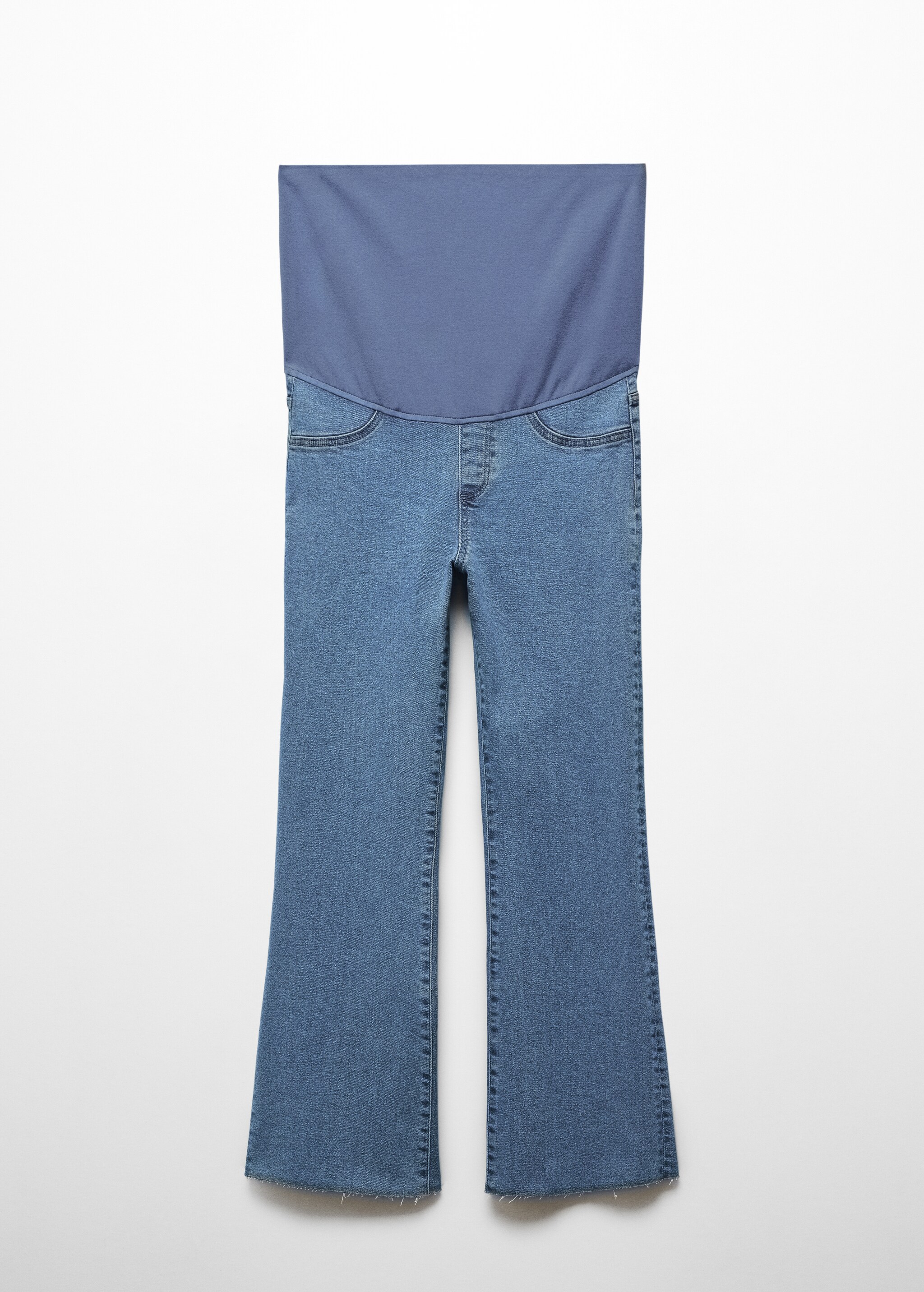 Укороченные джинсы flare для будущей мамы - Изделие без модели