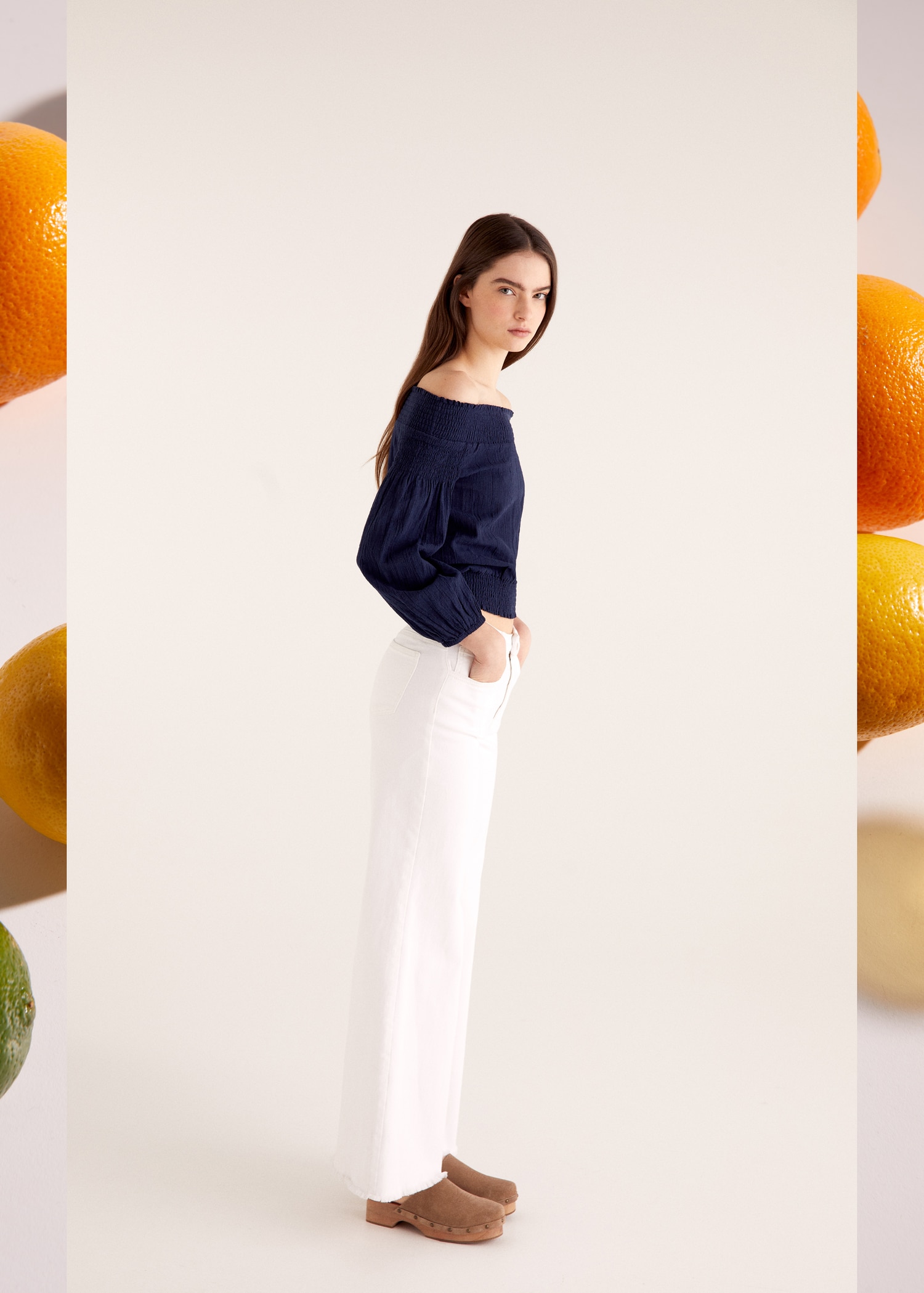 Jupe-culotte jean taille haute - Détail de l'article 5