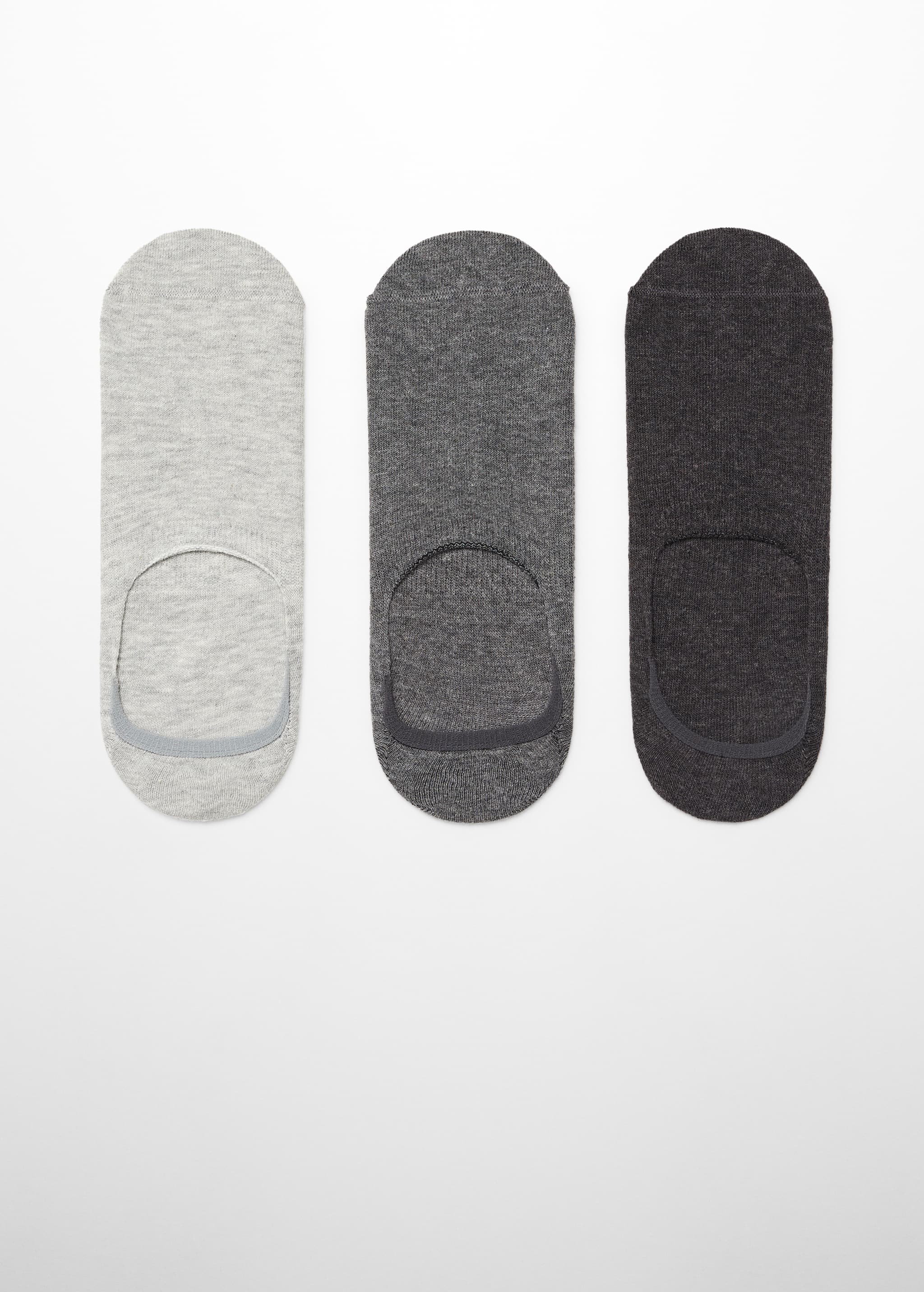 3-Pakk med usynlige sokker - منتج دون نموذج