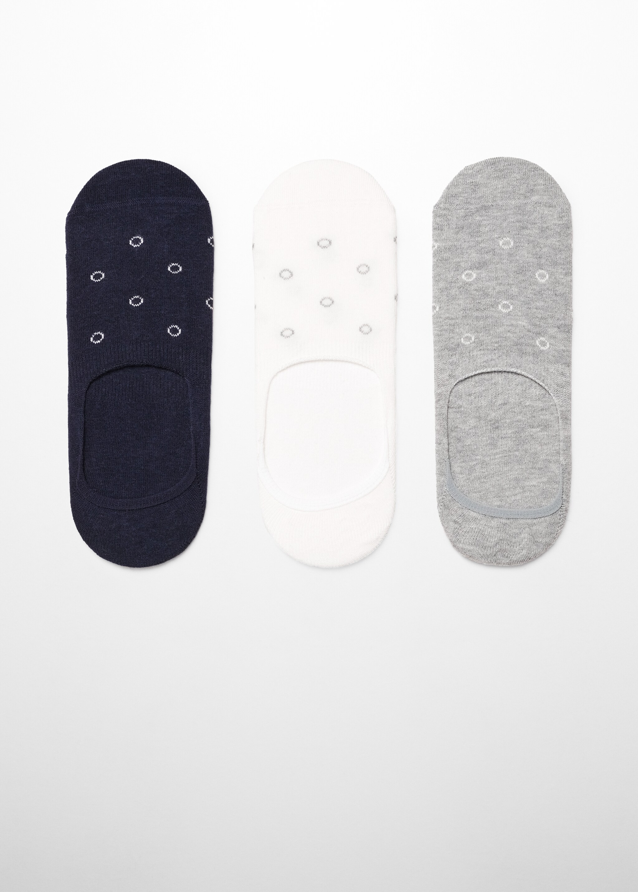 3-pack of polka-dot print socks - Article without model