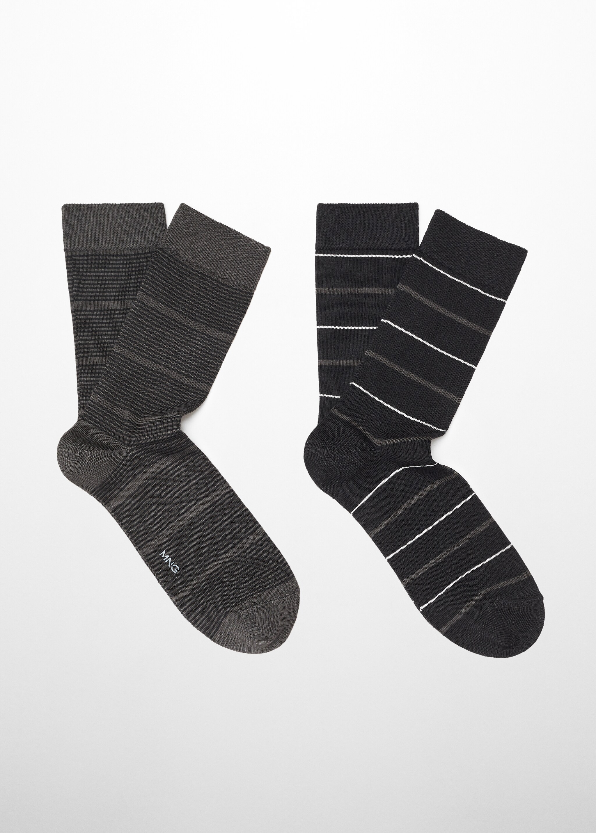 Pack 2 calcetines algodón rayas - Artículo sin modelo