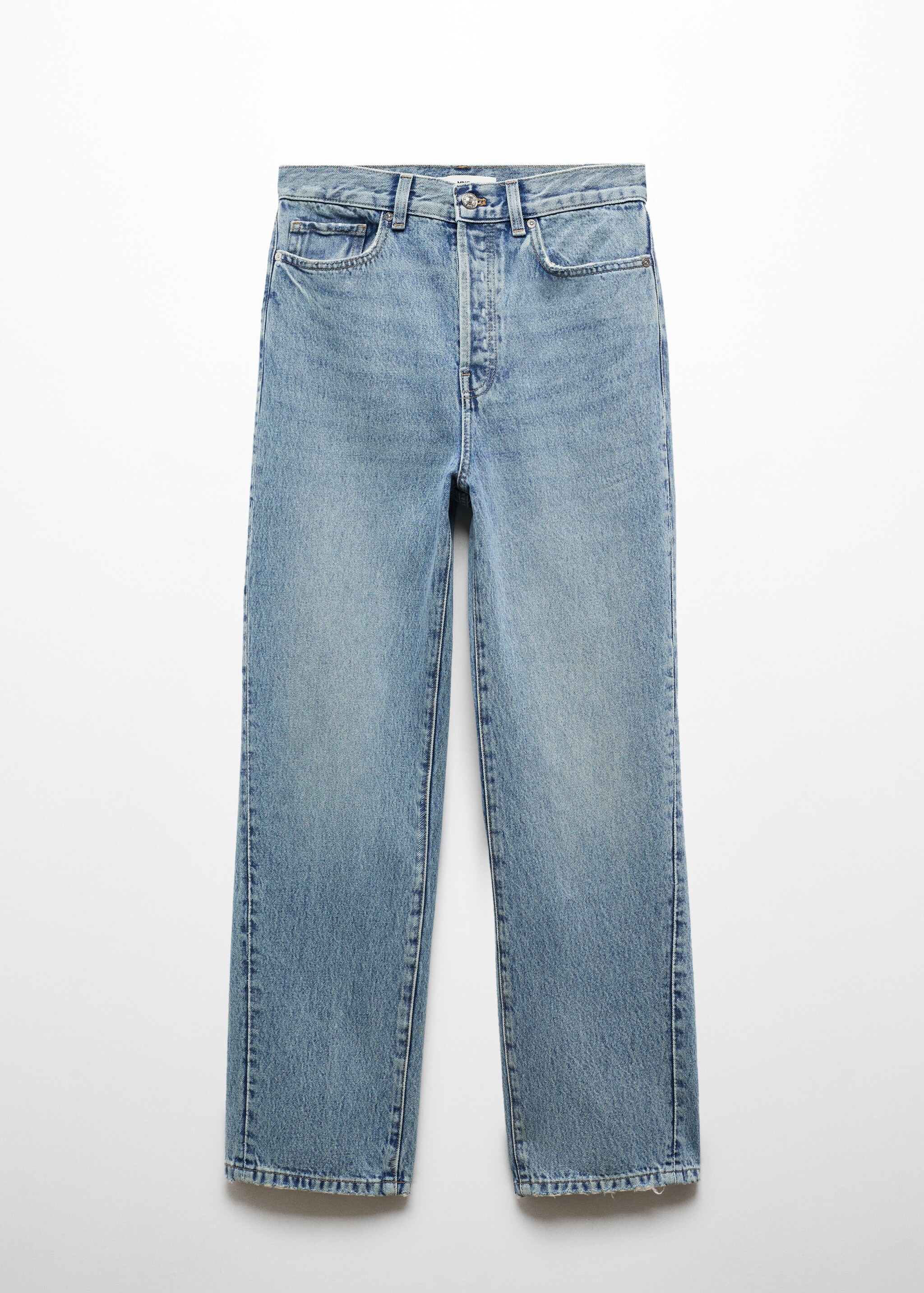Прямые джинсы с диагональными швами - Изделие без модели