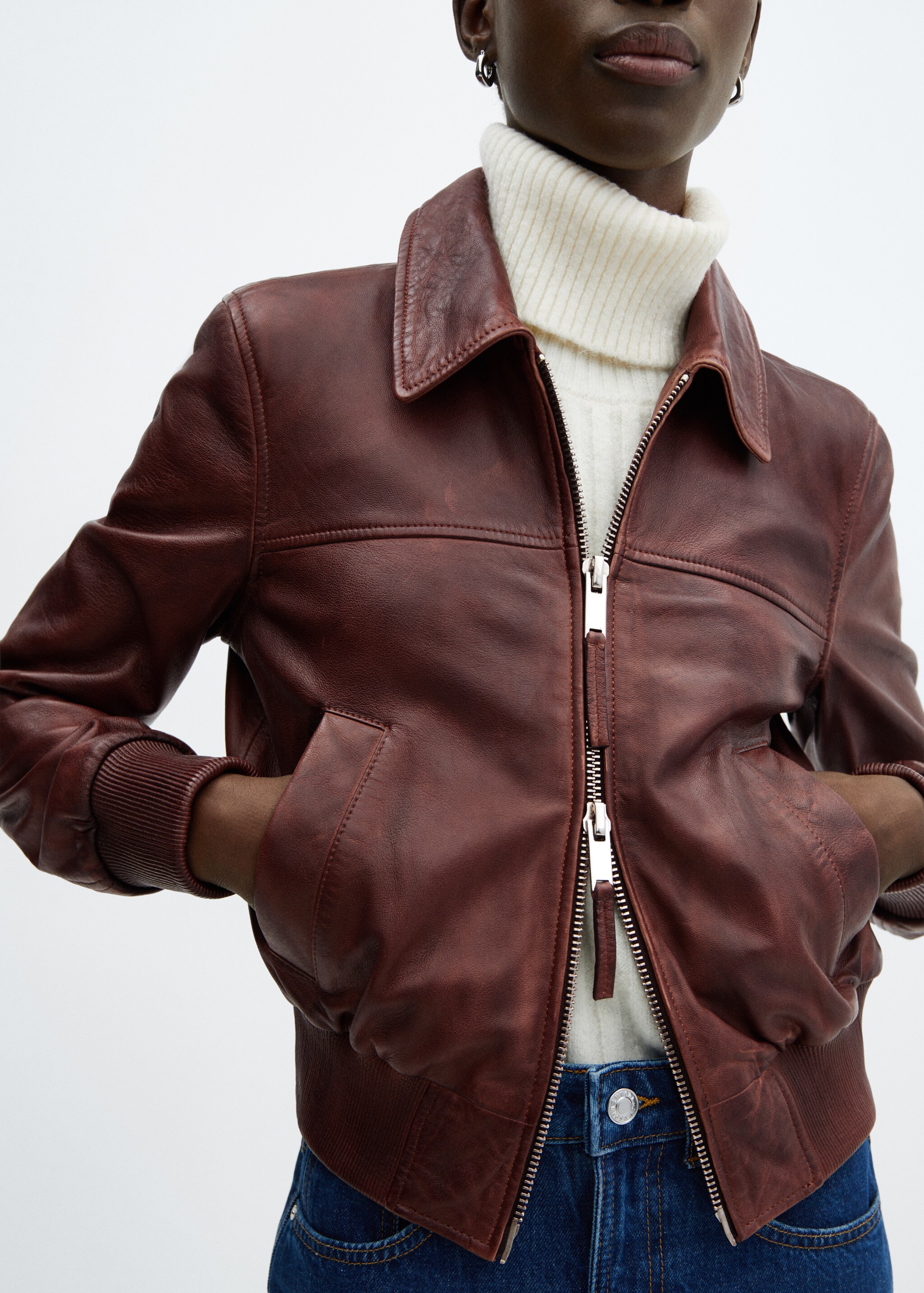 100% leather jacket - Details of the article 6