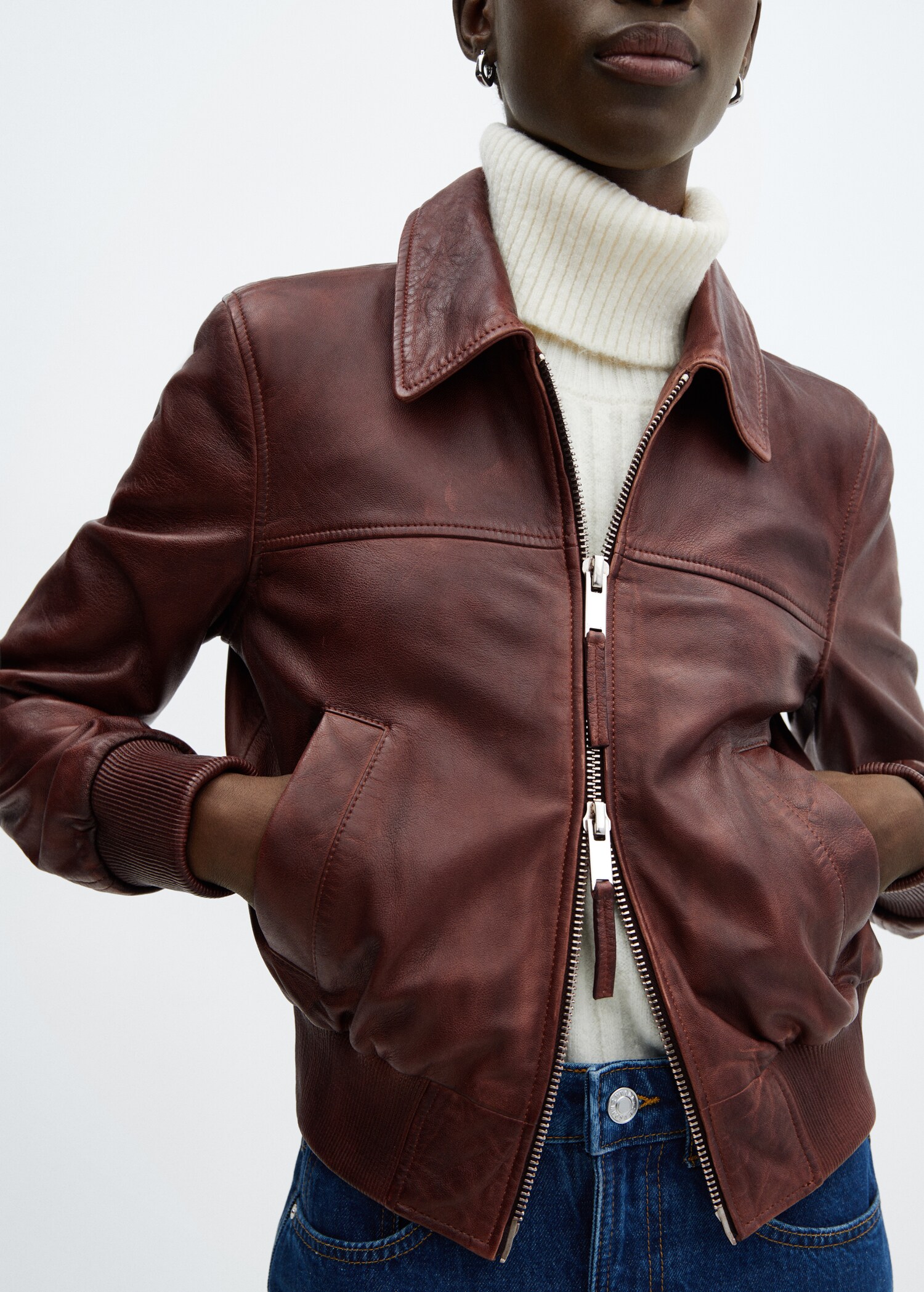 Blouson 100 % cuir - Détail de l'article 6