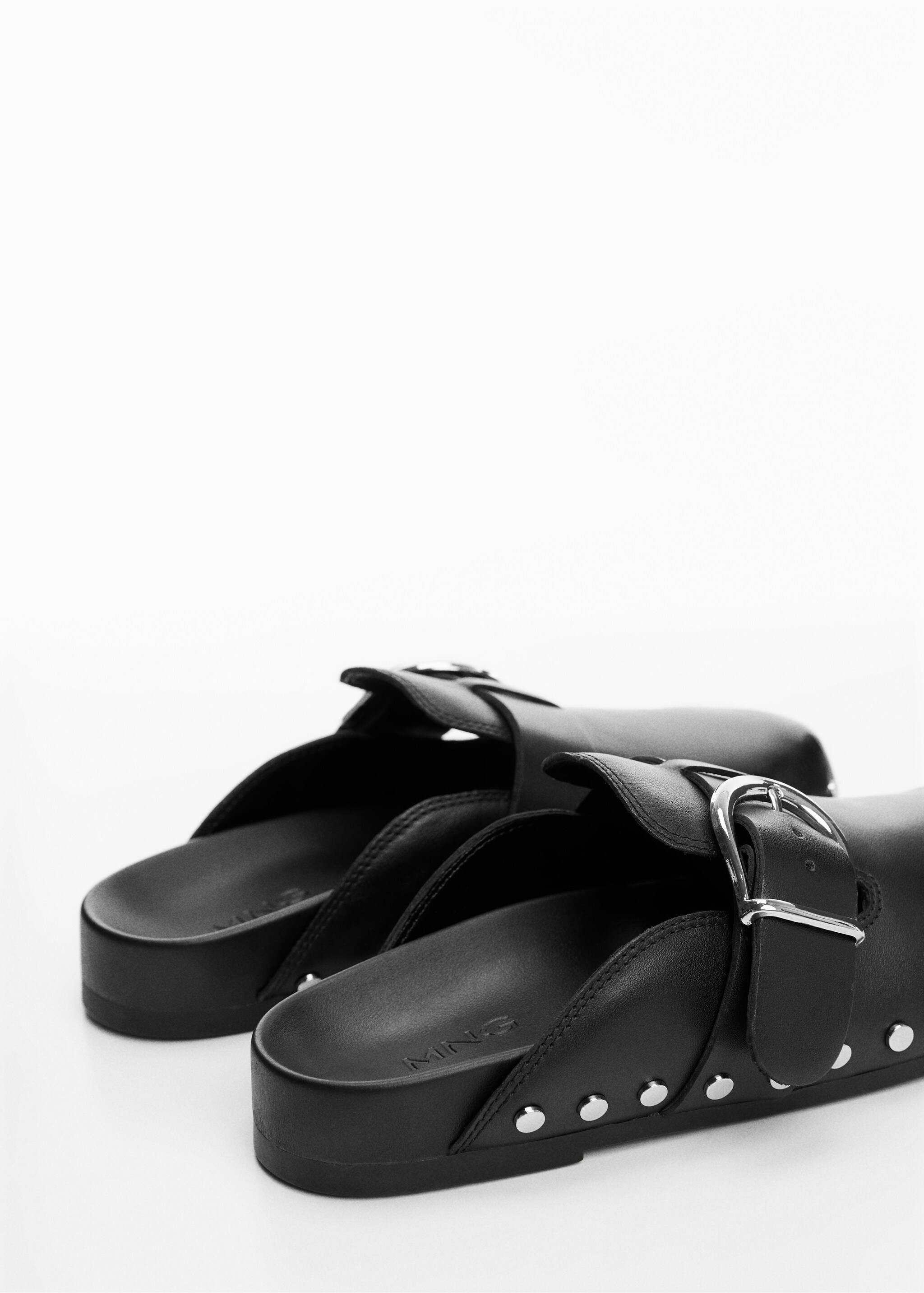 Studded leather clog - Details of the article 1