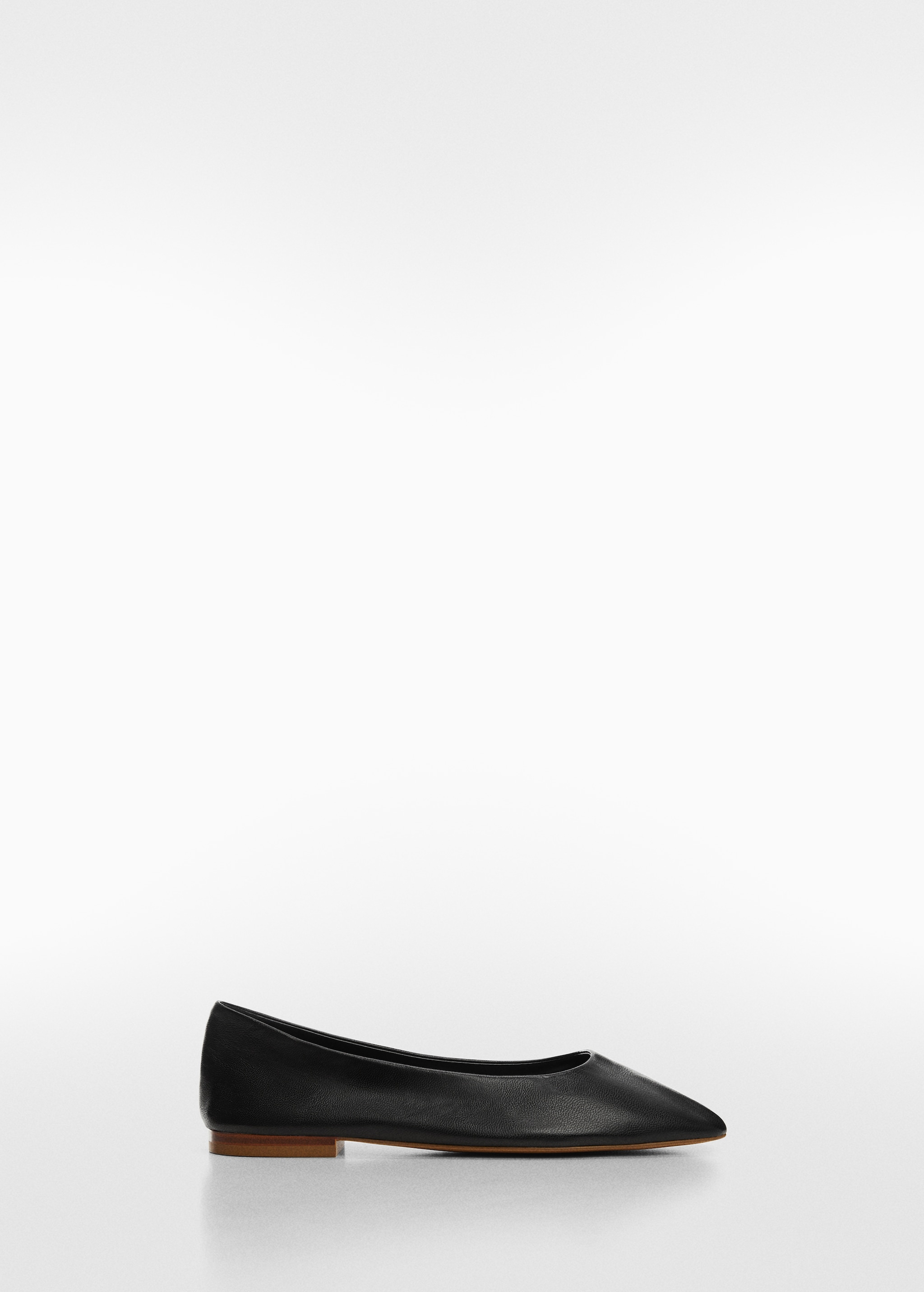 حذاء باليرينا جلدي - منتج دون نموذج