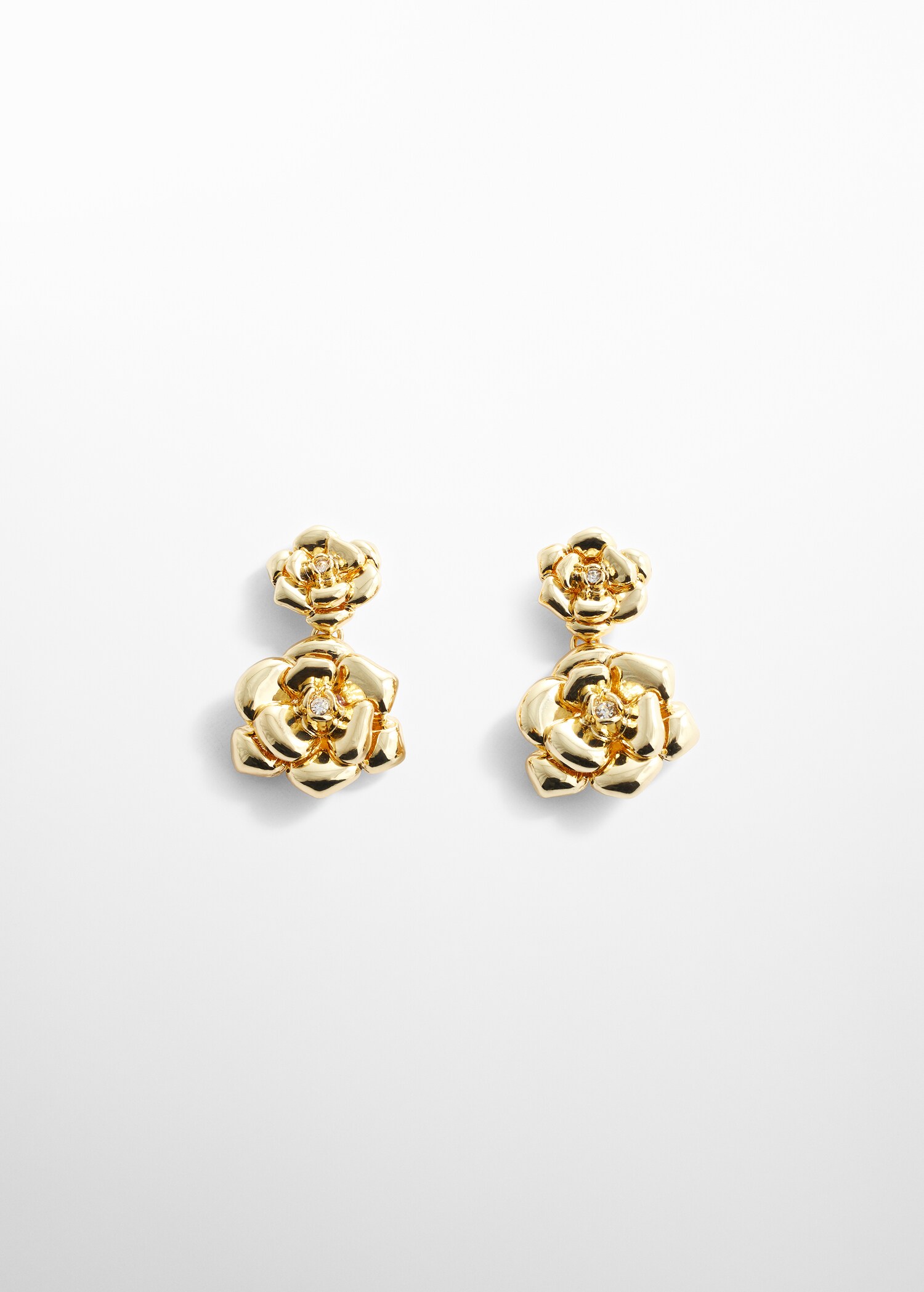 Boucles d'oreilles fleur cristal - Article sans modèle