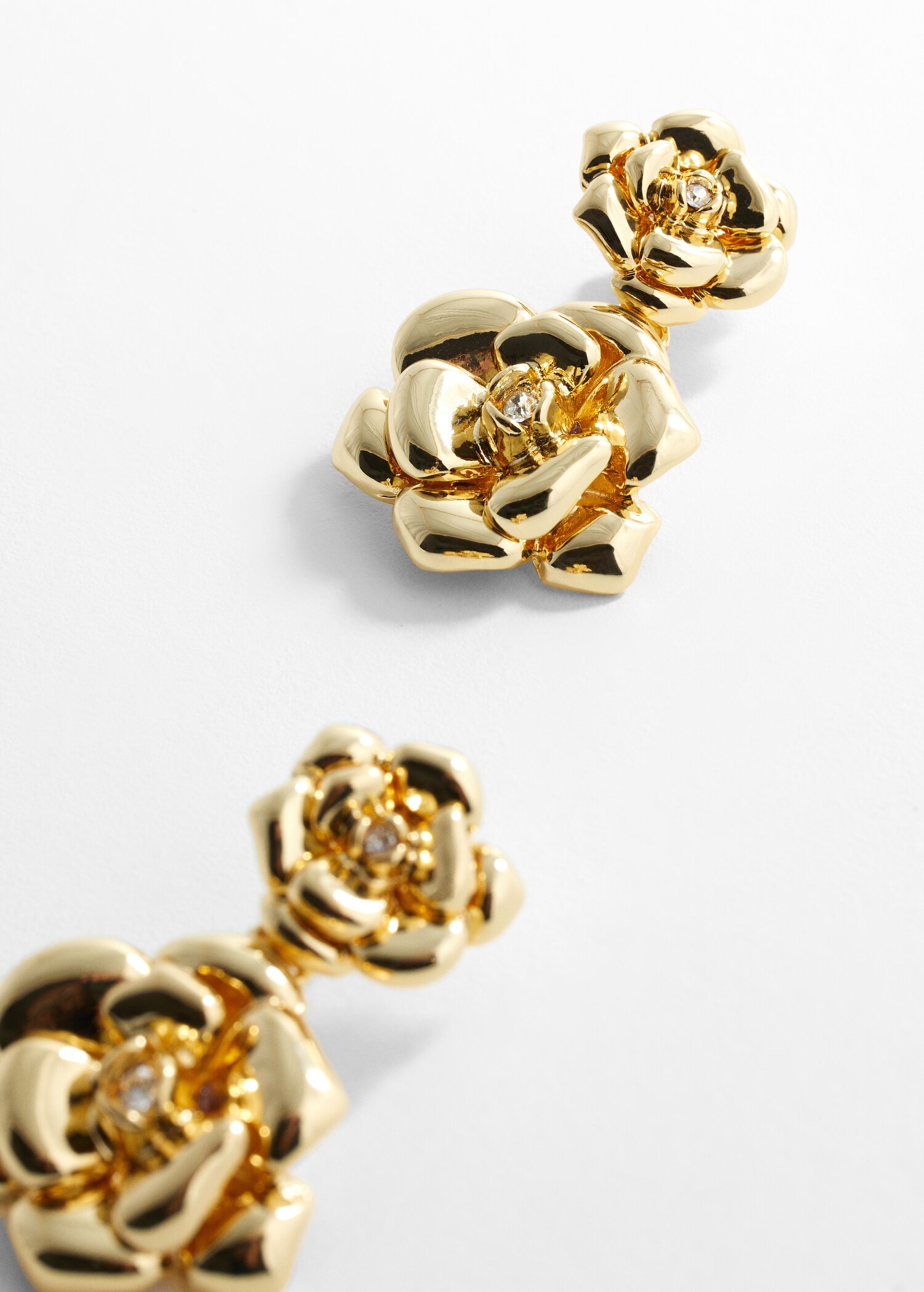 Boucles d'oreilles fleur cristal - Détail de l'article 1