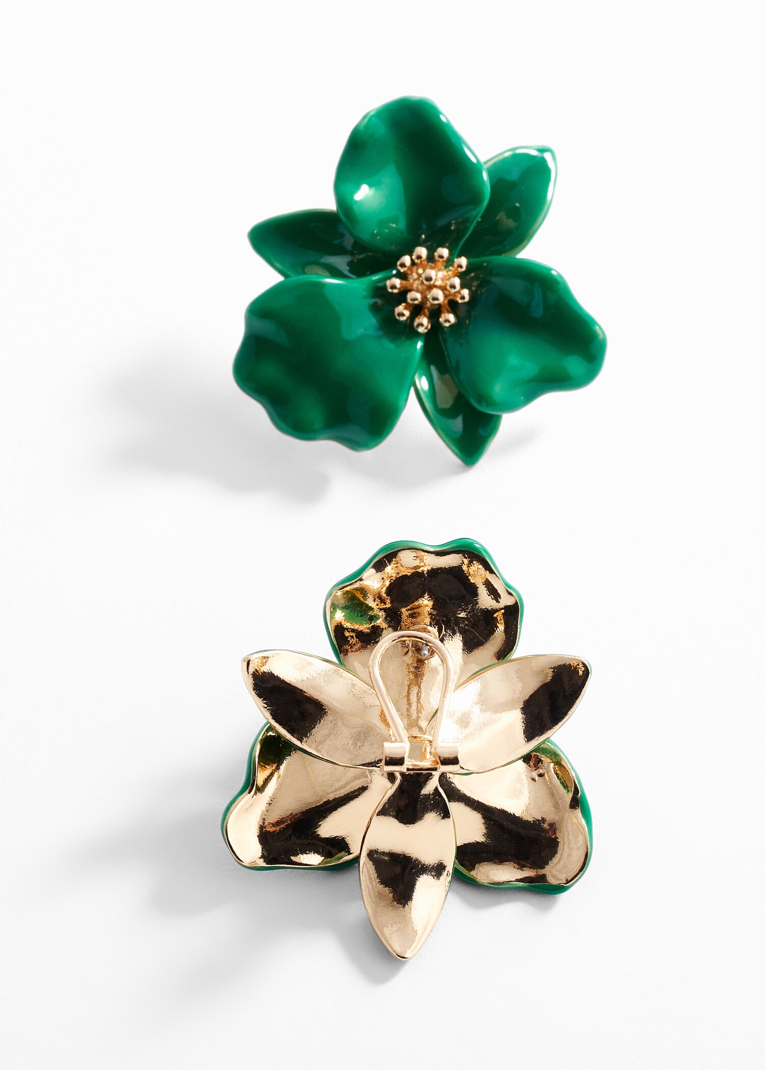 Maxi flower earrings - Детальніше про товар 1
