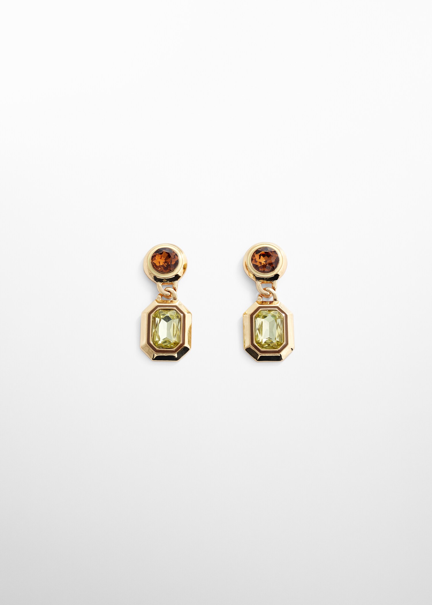 Boucles d’oreilles cristaux à facettes - Article sans modèle