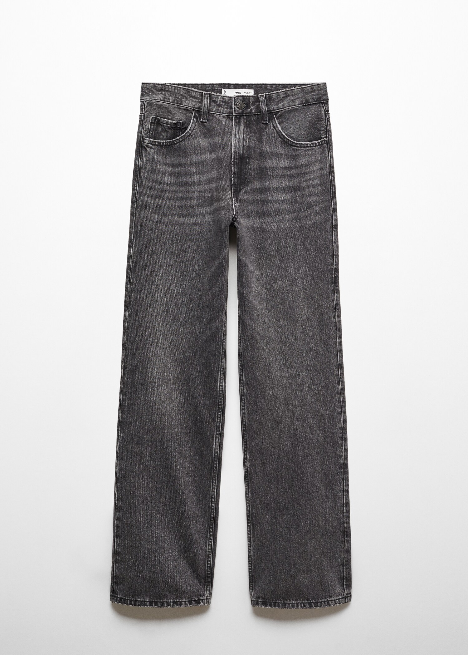 Mid-rise straight jeans - Article without model