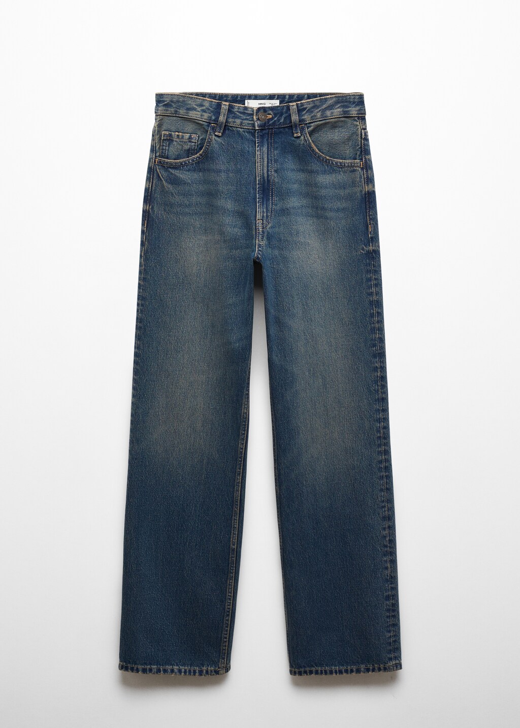 Mid rise straight jeans Women MANGO Montenegro