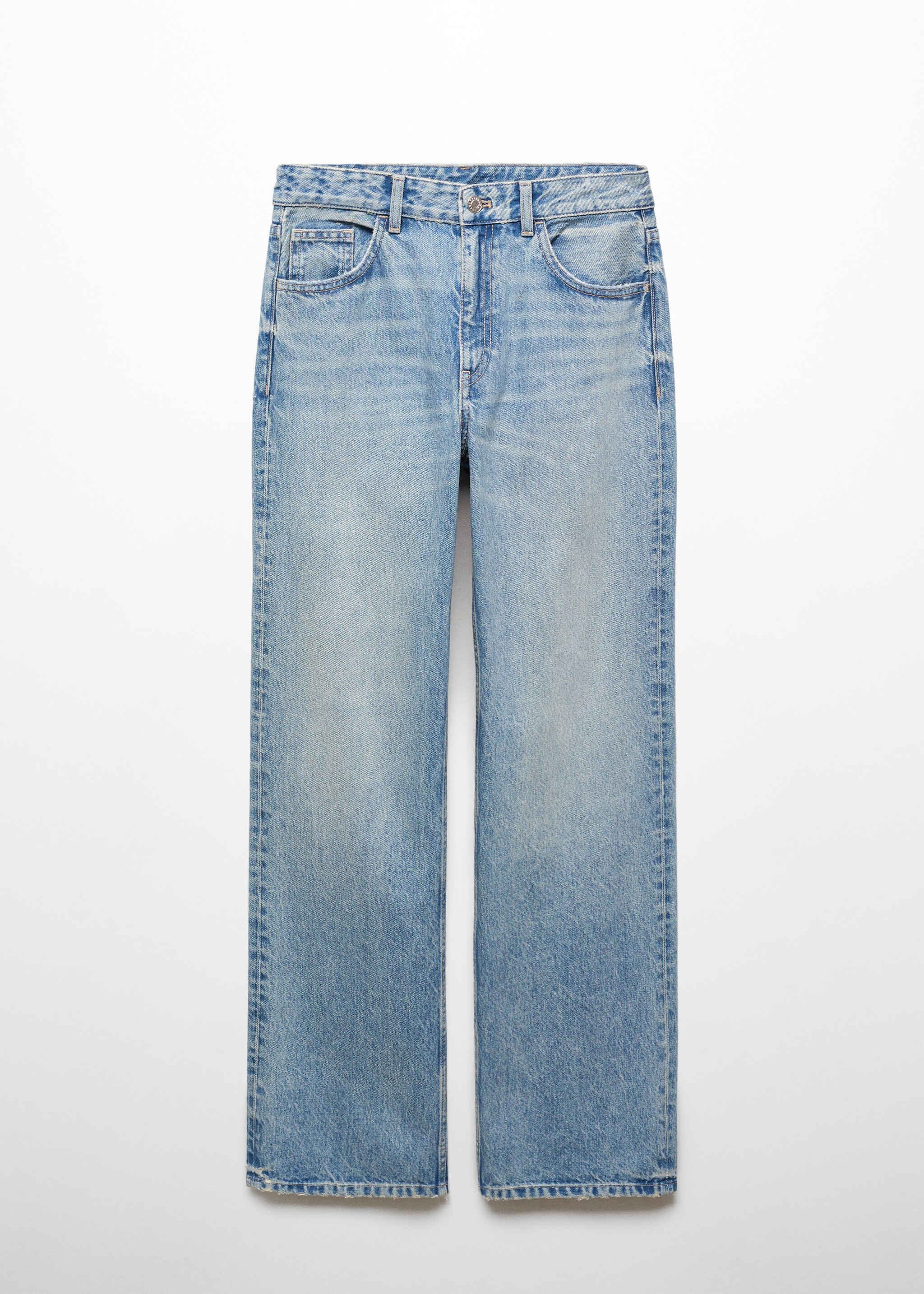 Jeans retos com cintura de altura média - Artigo sem modelo