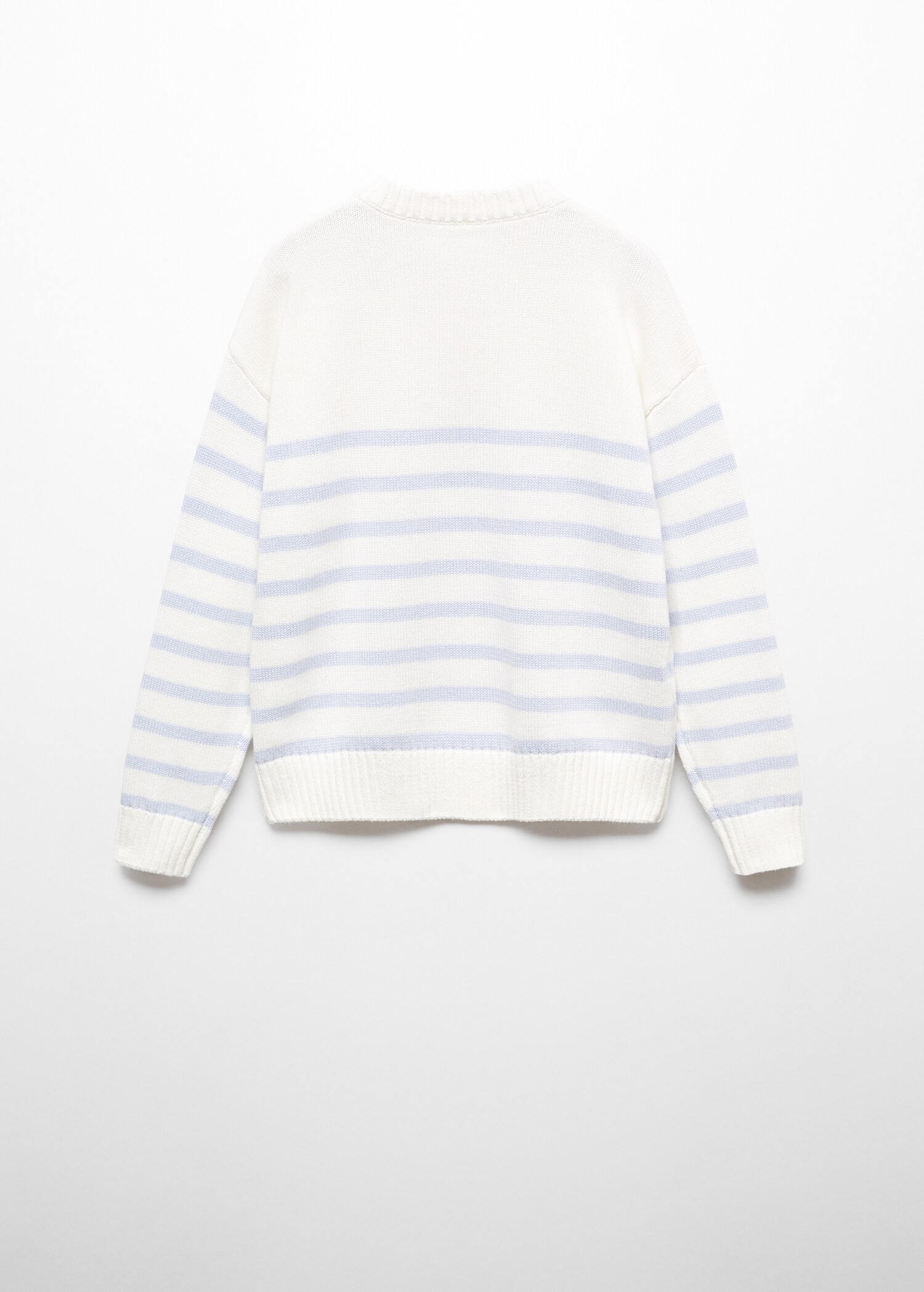 Striped cotton-blend sweater - Reverse of the article
