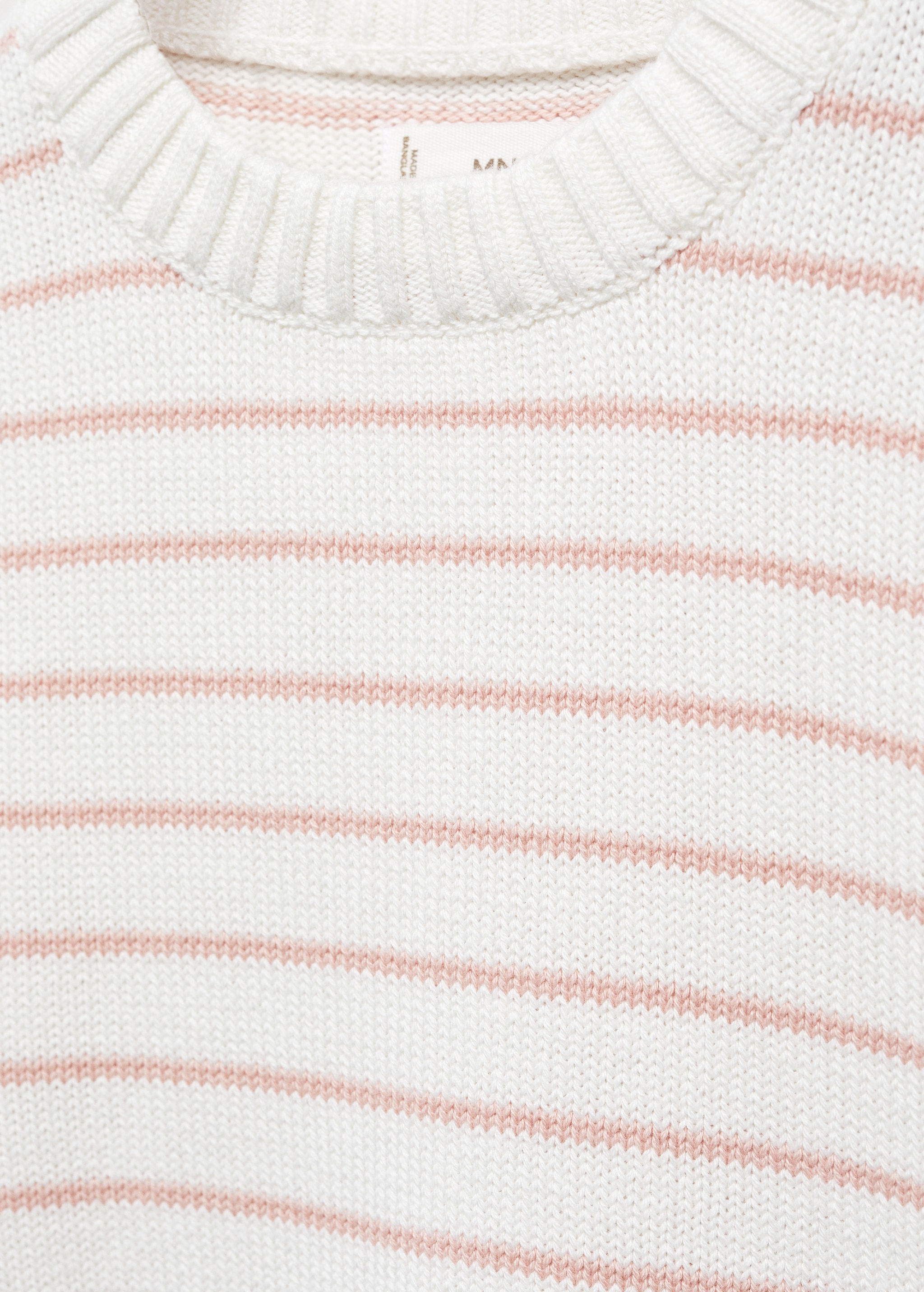 Striped cotton-blend sweater - Details of the article 8