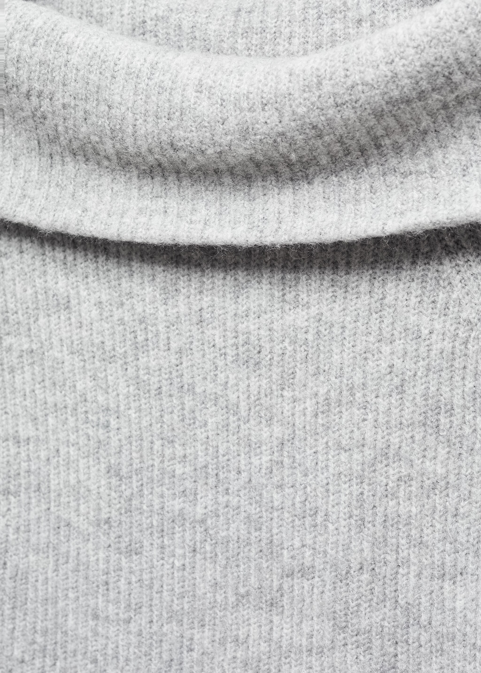 Off-the-shoulder knitted sweater - Details of the article 8