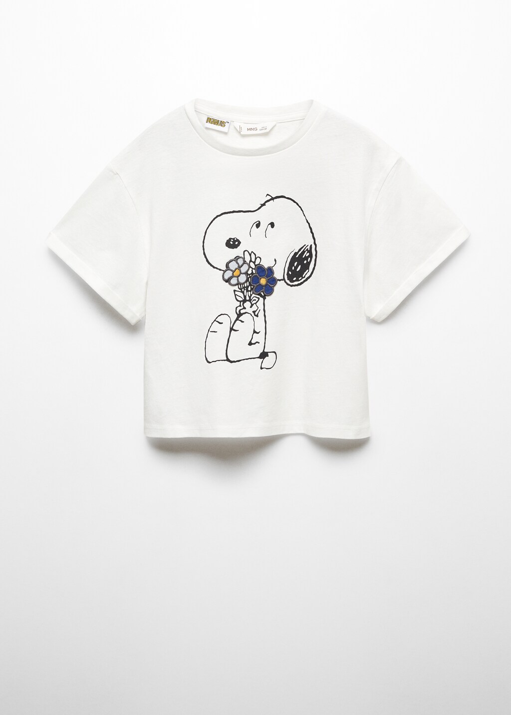 snoopy print t shirt