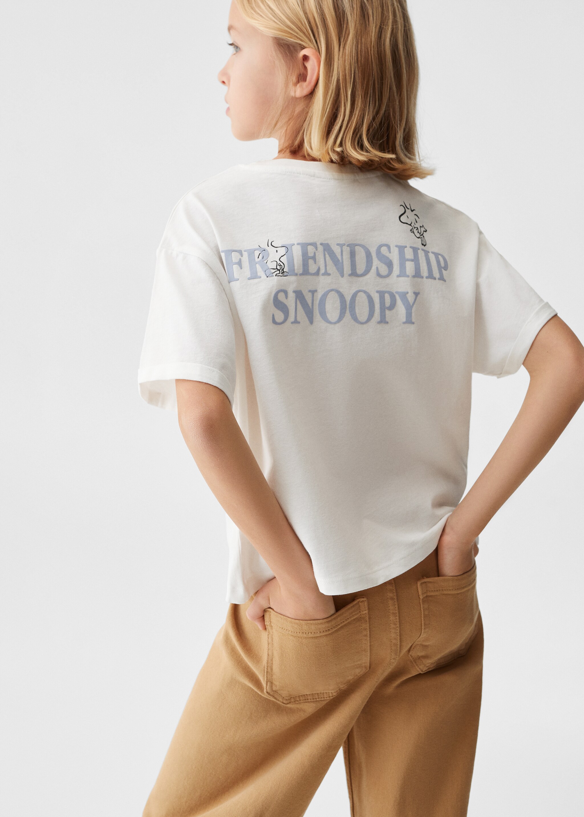 Snoopy printed t-shirt - Reverse of the article