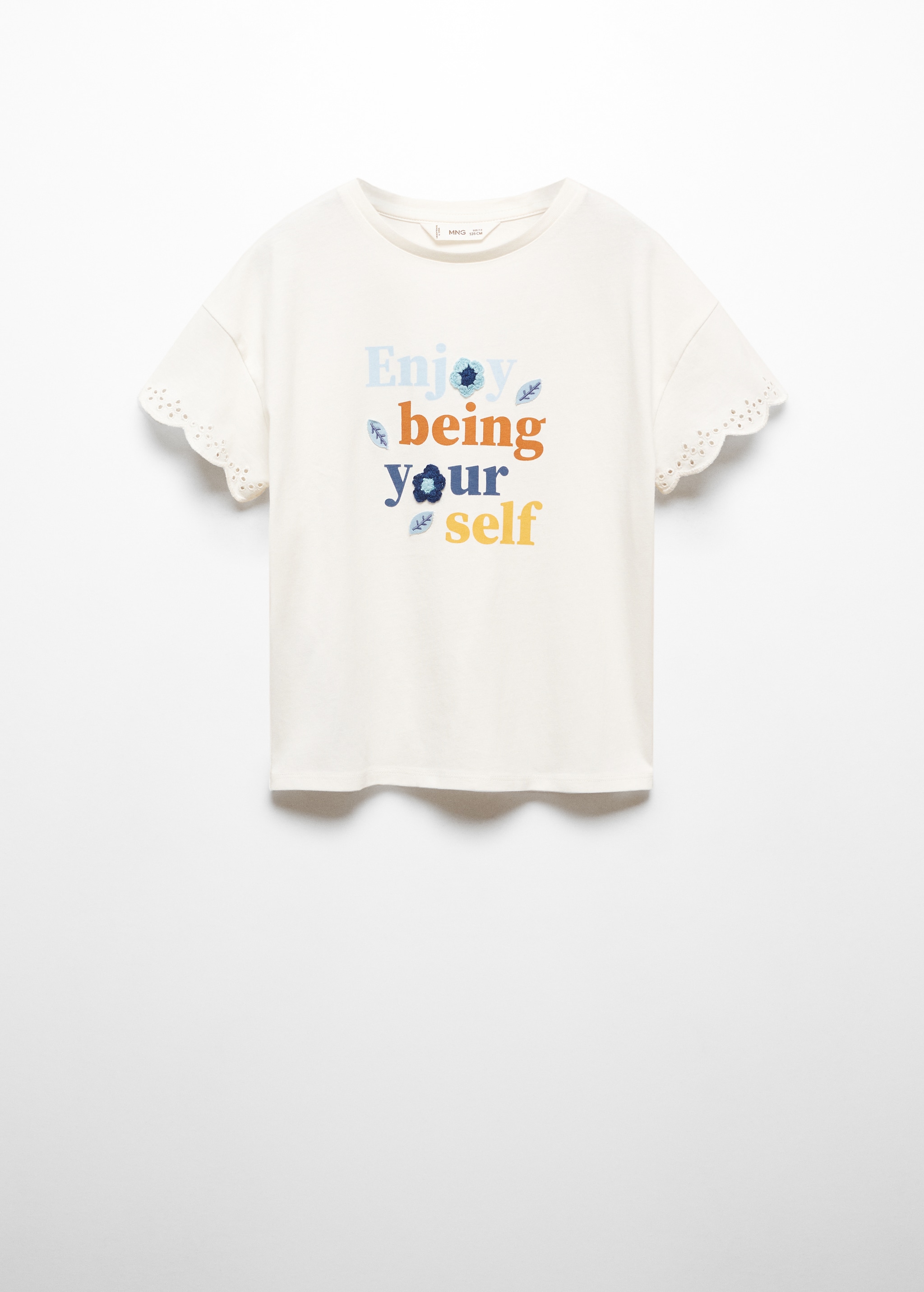 Printed message T-shirt - Article without model