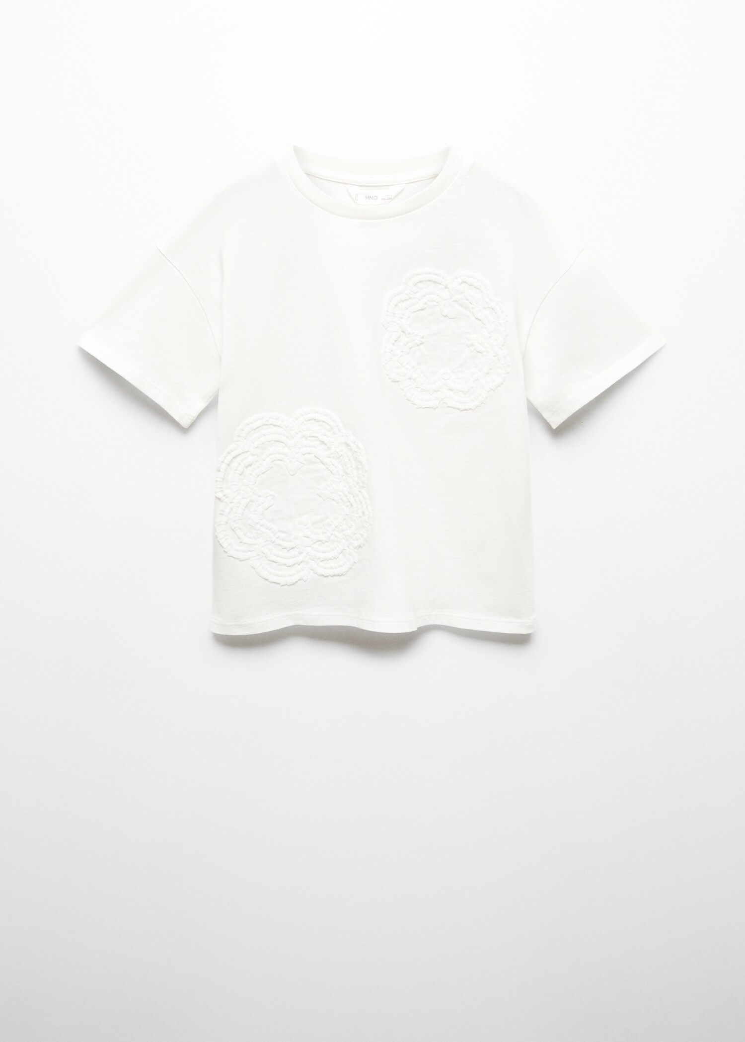 Embroidered flowers T-shirt - Article without model