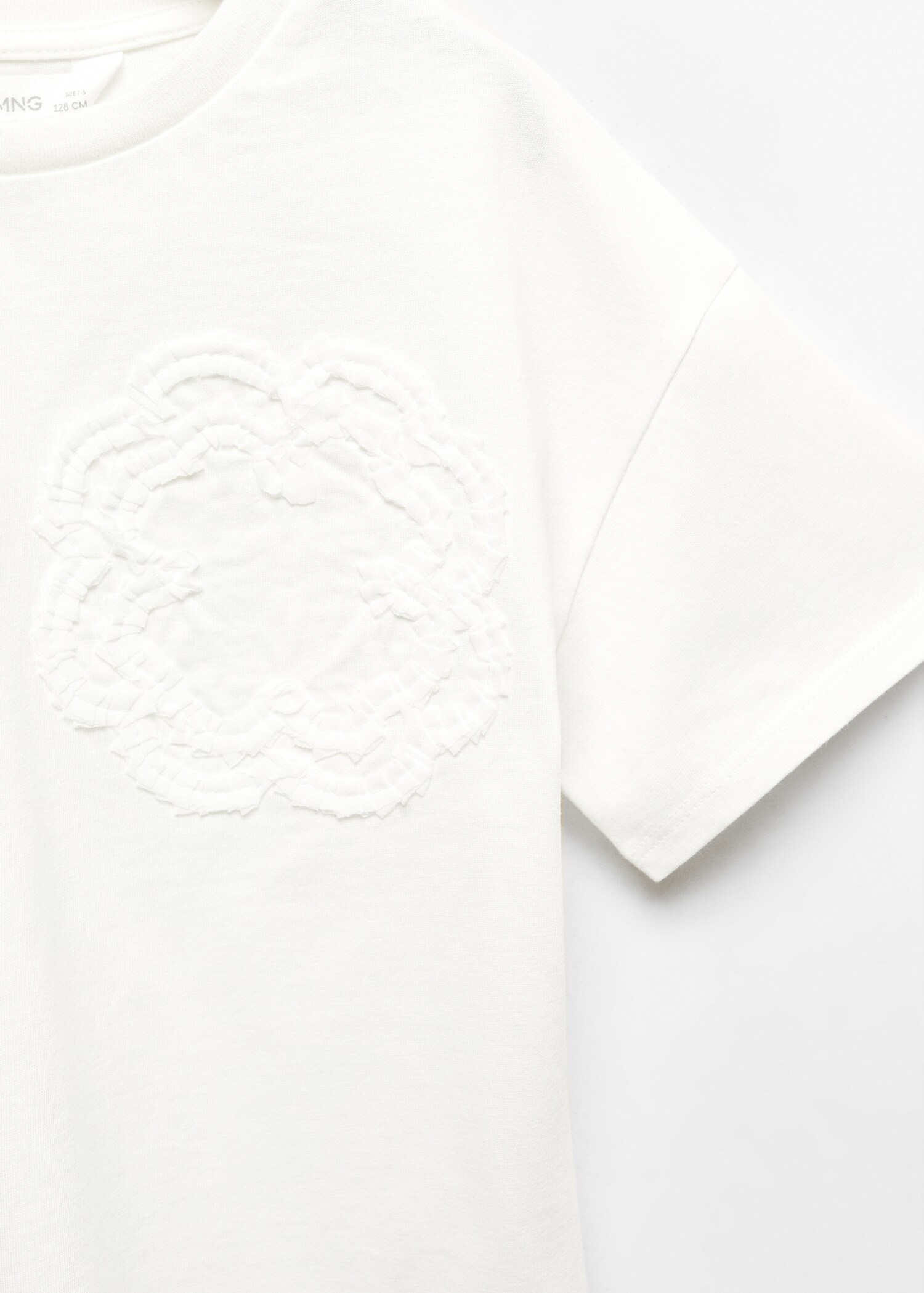 Embroidered flowers T-shirt - Details of the article 8