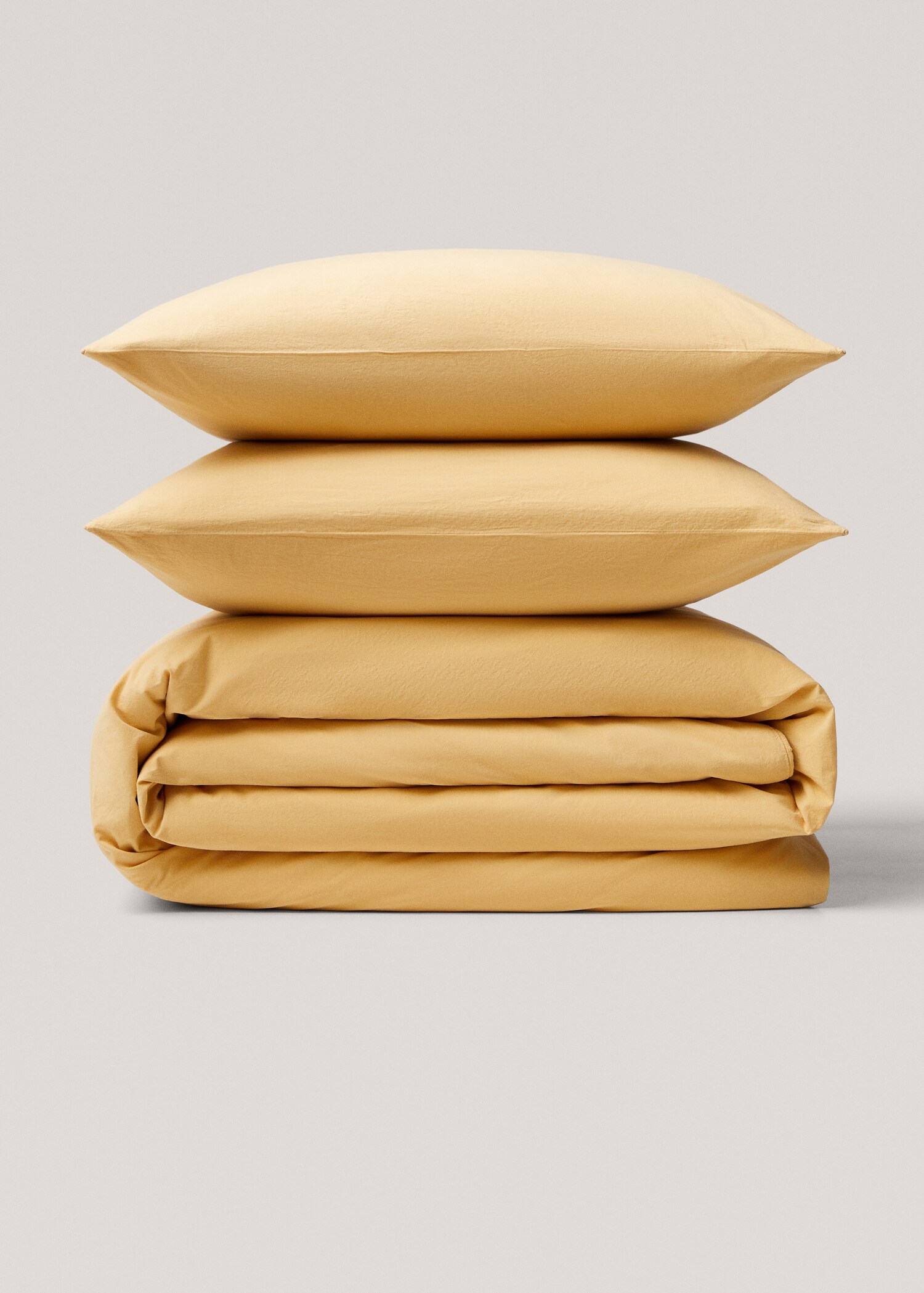 Washed cotton duvet cover for king bed - Article without model