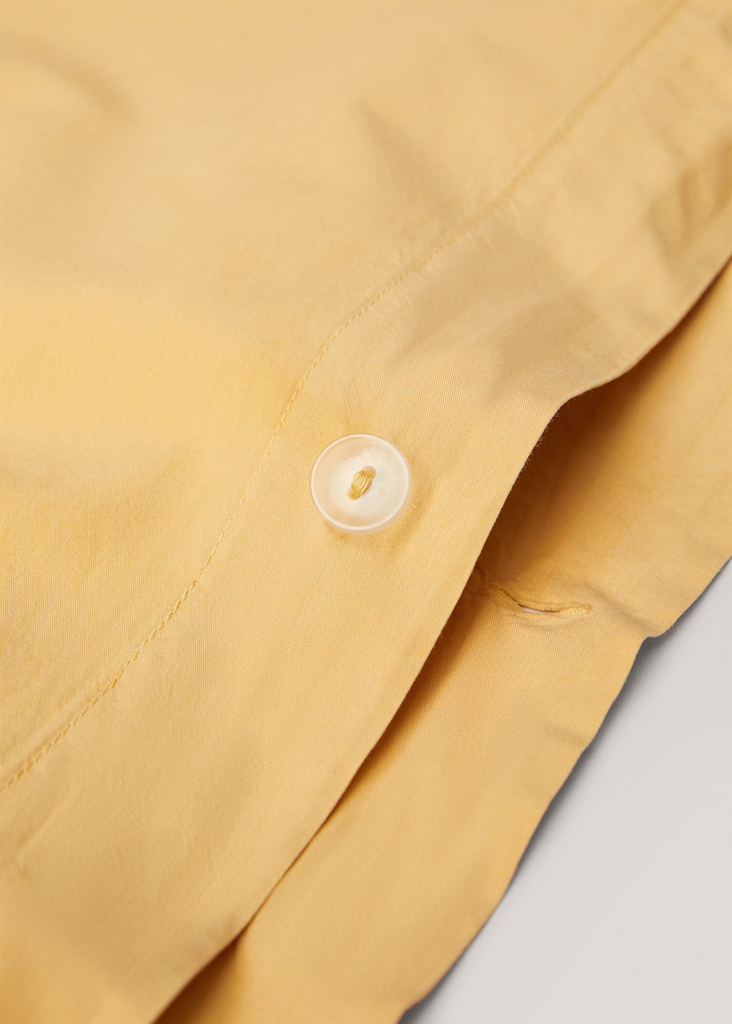 Washed cotton duvet cover for king bed - Details of the article 1