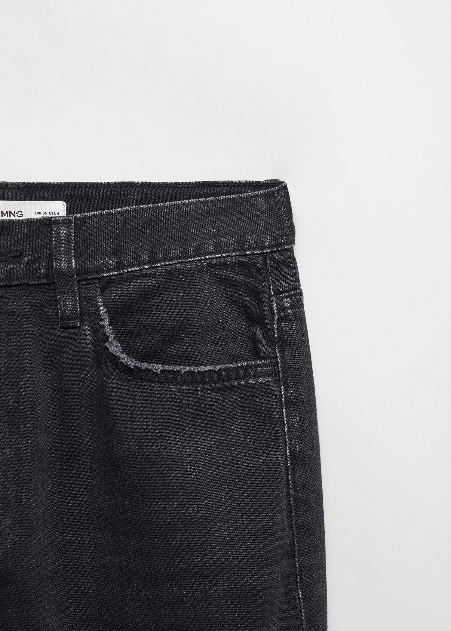 Mid-rise straight jeans - Details of the article 8