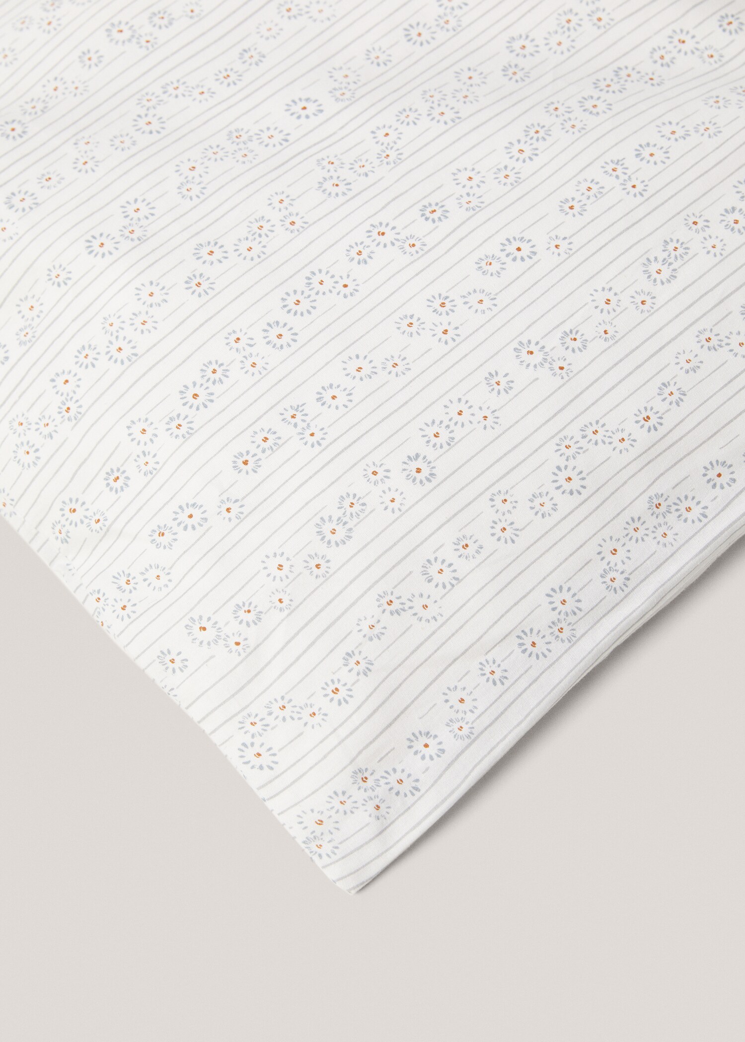 Copripiumino 100% cotone fiori letto 90cm - Dettaglio dell'articolo 1