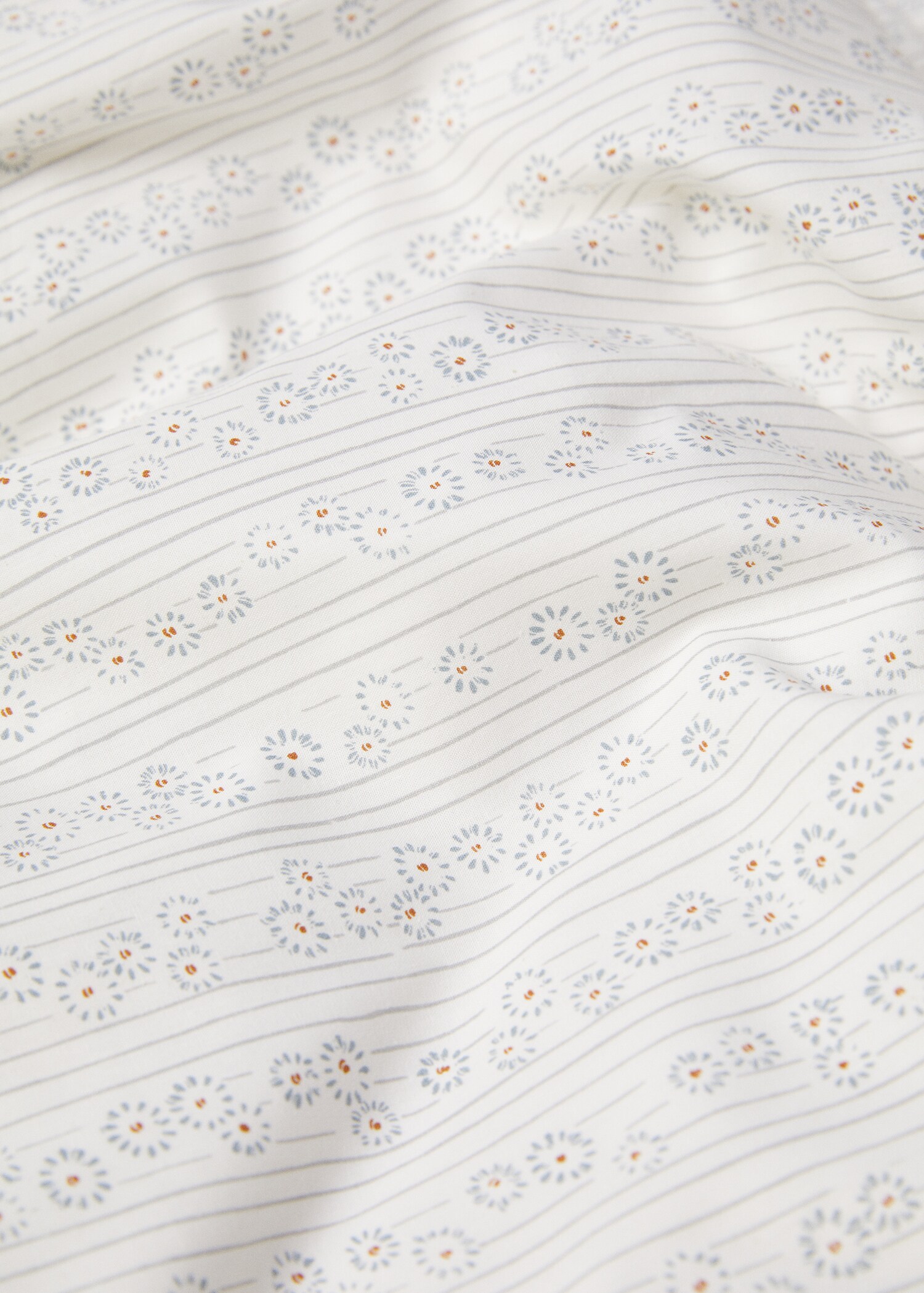 Copripiumino 100% cotone fiori letto 90cm - Dettaglio dell'articolo 2