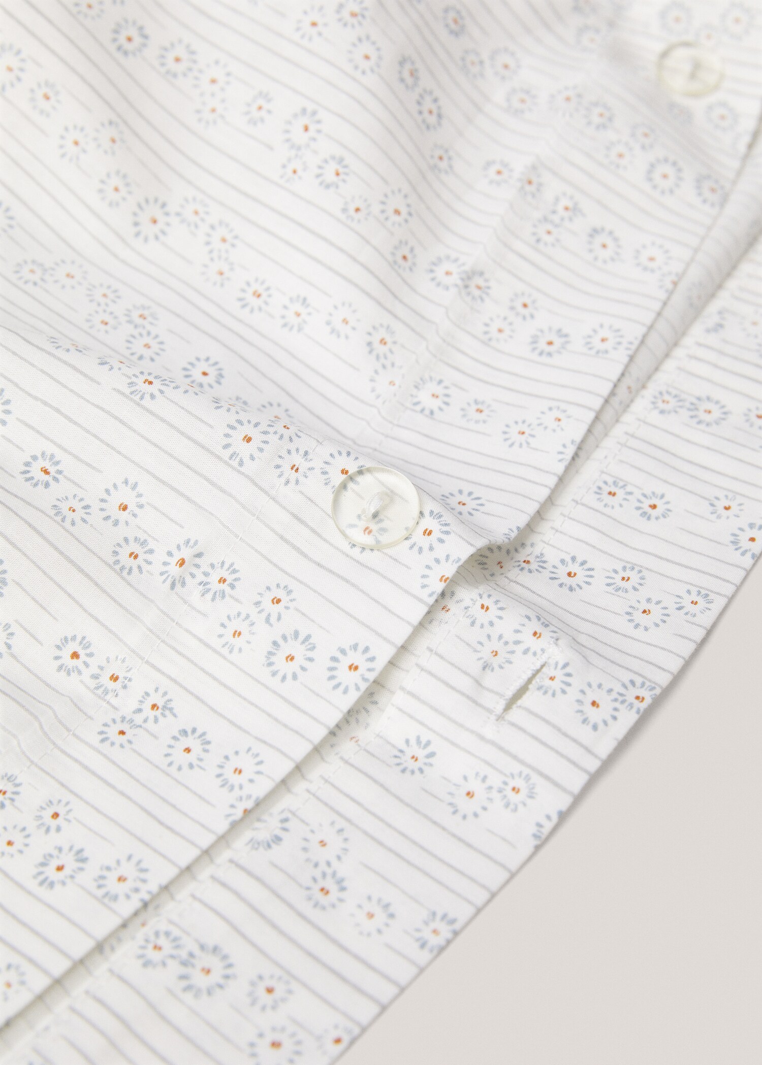 Copripiumino 100% cotone fiori letto 90cm - Dettaglio dell'articolo 3