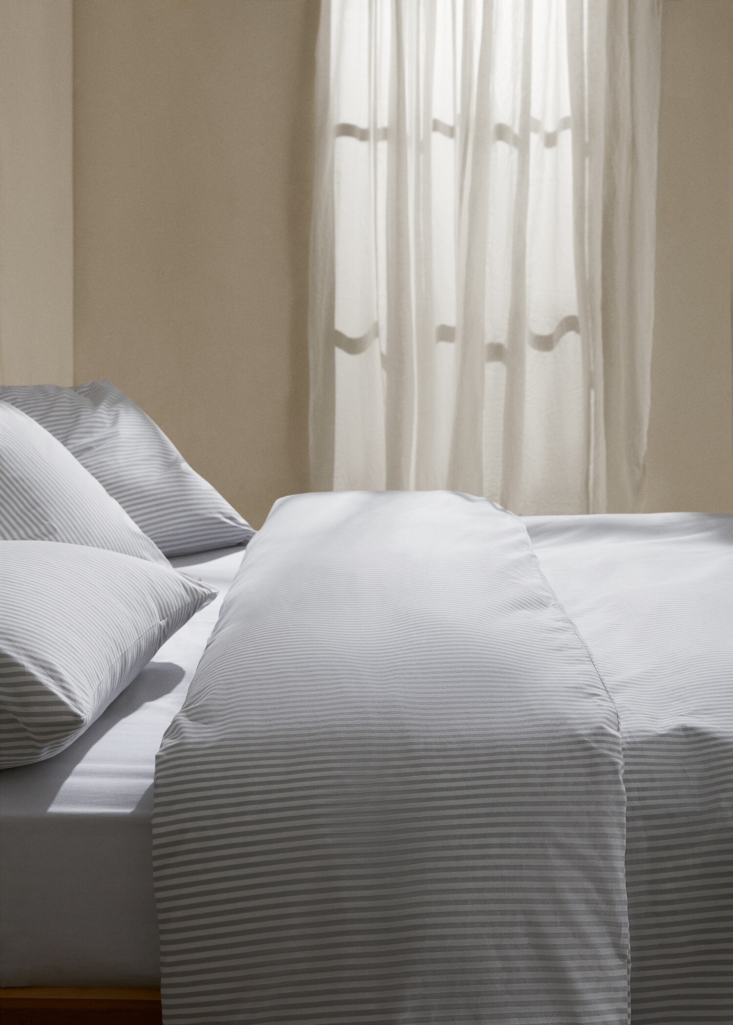 Funda nórdica algodón rayas Cama 150/160cm - Detalle del artículo 7