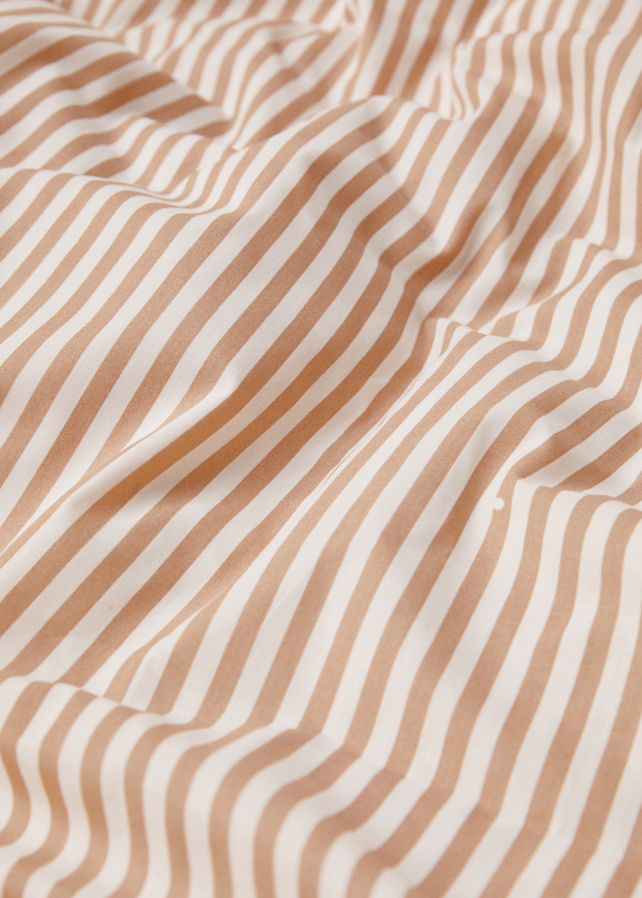 Striped cotton duvet cover Super king bed - Details of the article 3