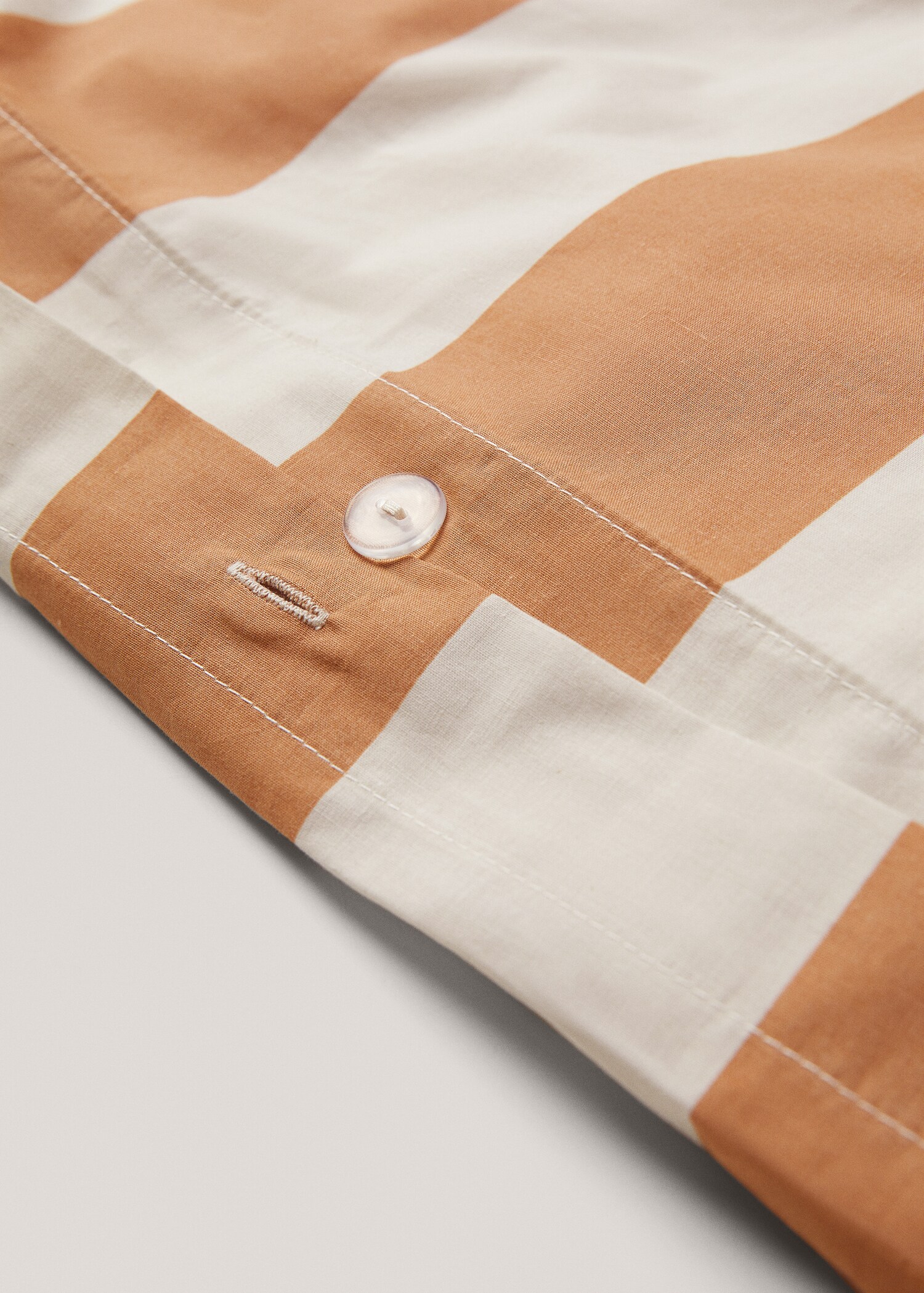Funda nórdica algodón rayas contraste cama 90cm - Detalle del artículo 2