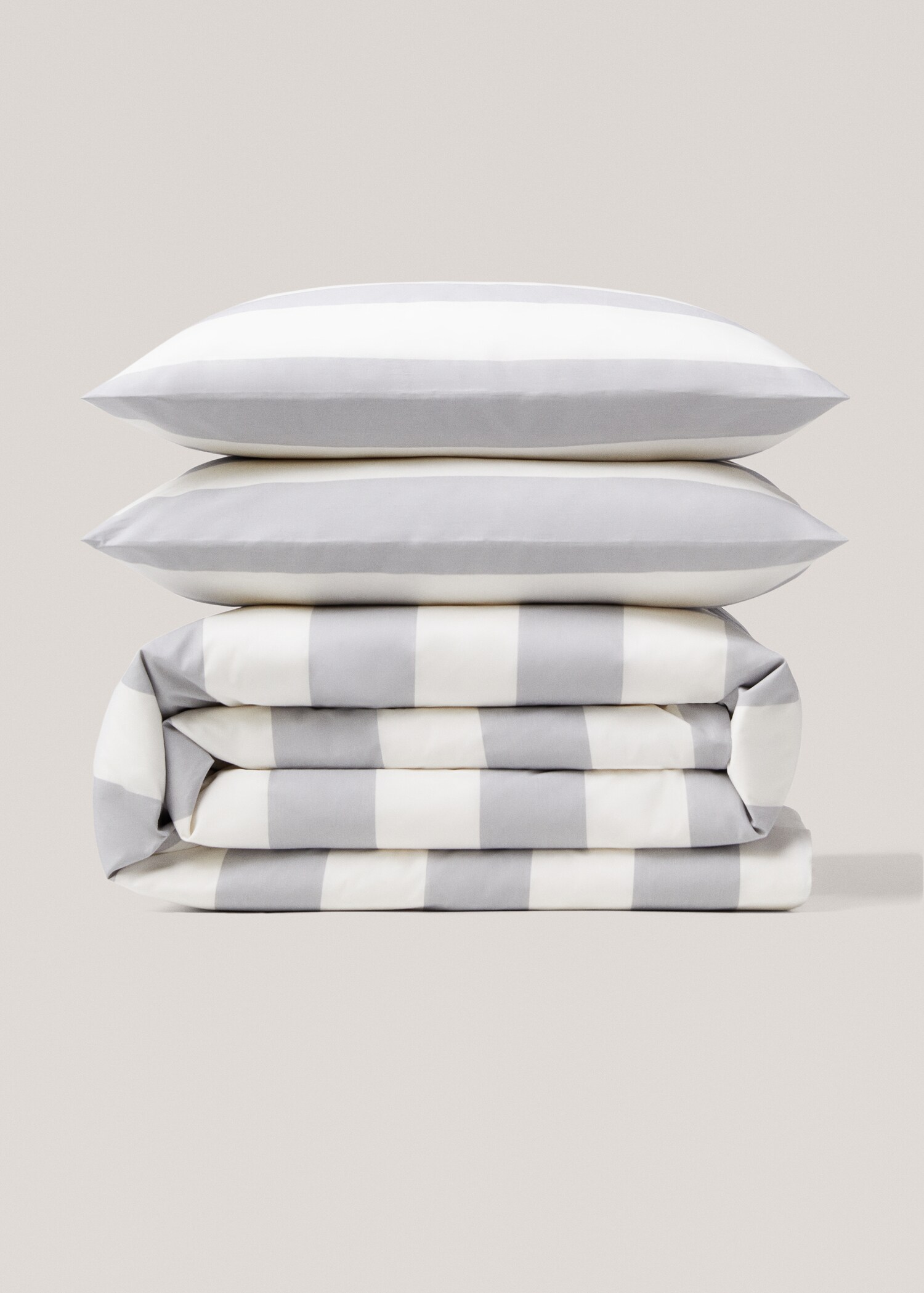 Funda nórdica algodón rayas contraste cama 90cm - Artículo sin modelo