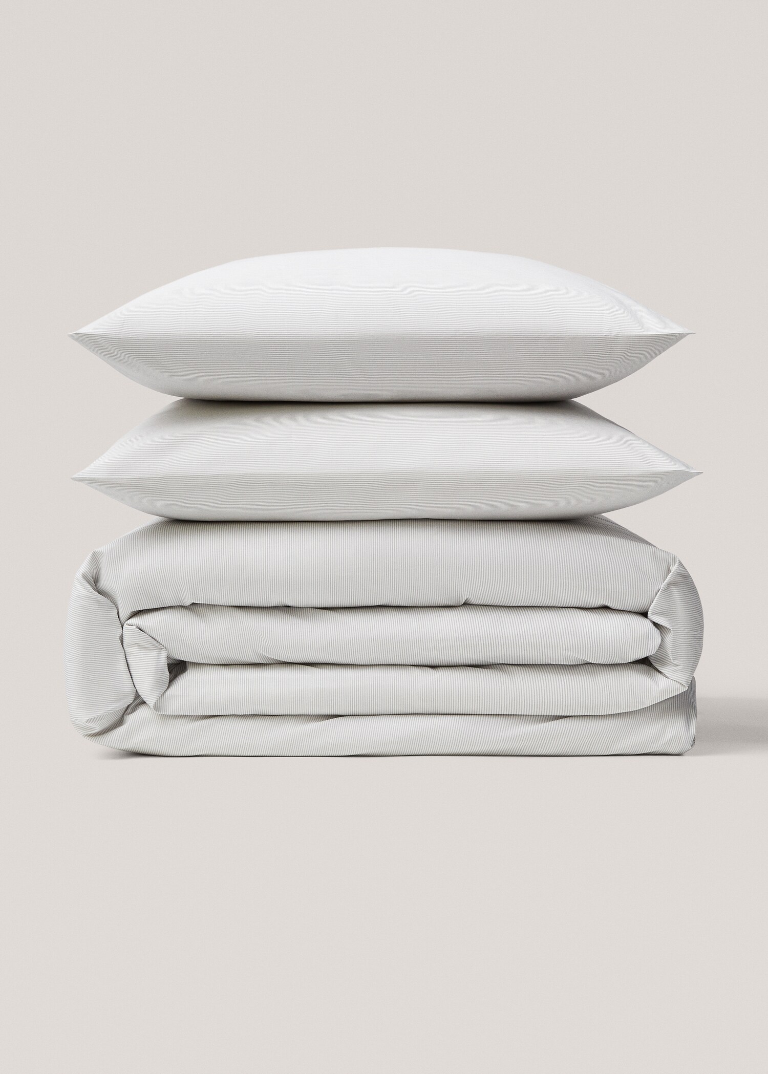 Housse de couette rayures verticales lit 135/140 cm - Article sans modèle